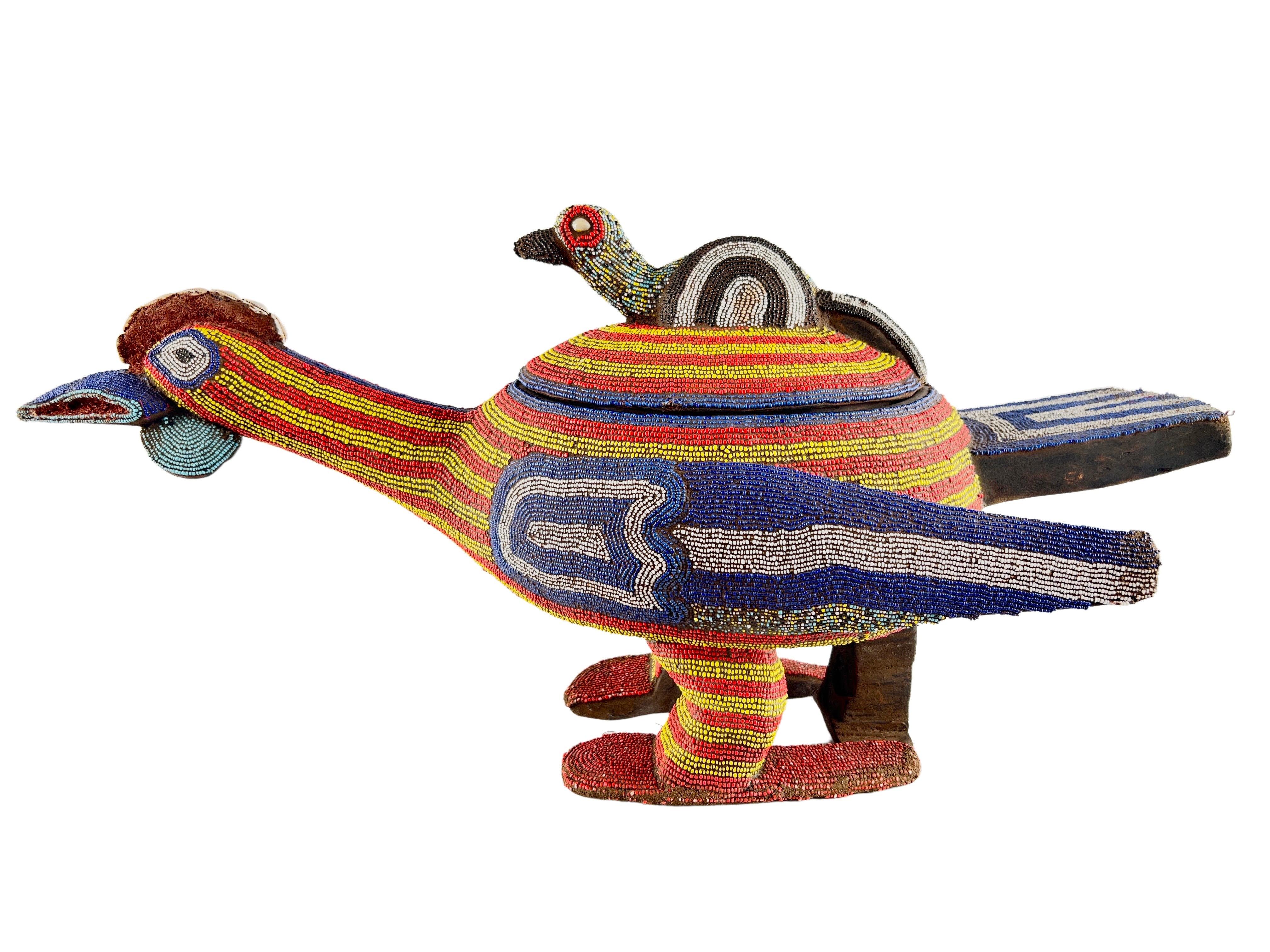 Bamileke Beaded Pot - Bamileke