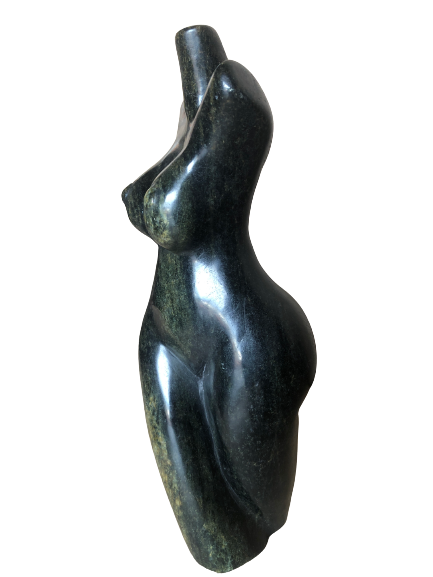 Shona Tribe Soap Stone Female Torso - Shona