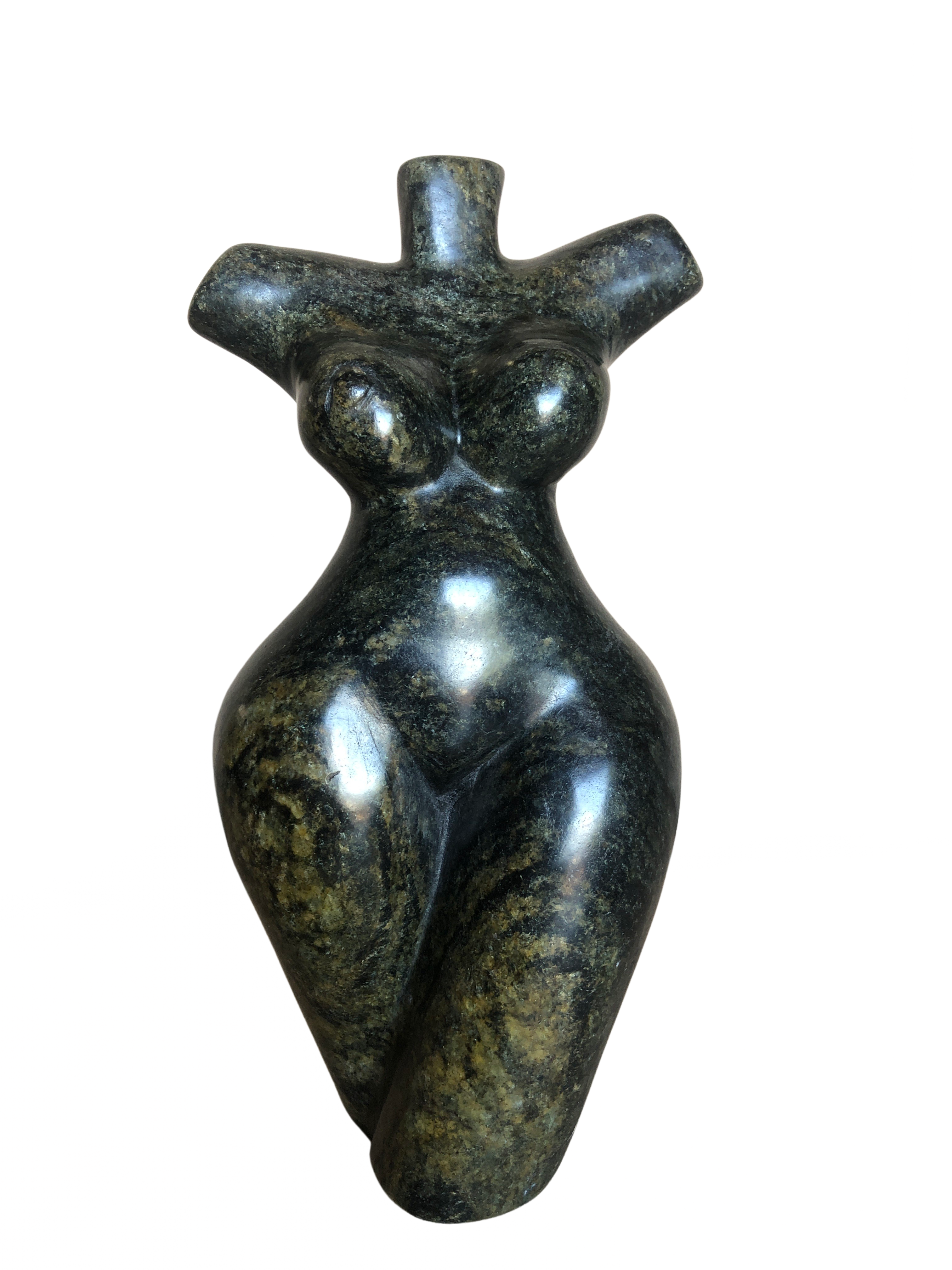 Shona Tribe Soap Stone Female Torso - Shona