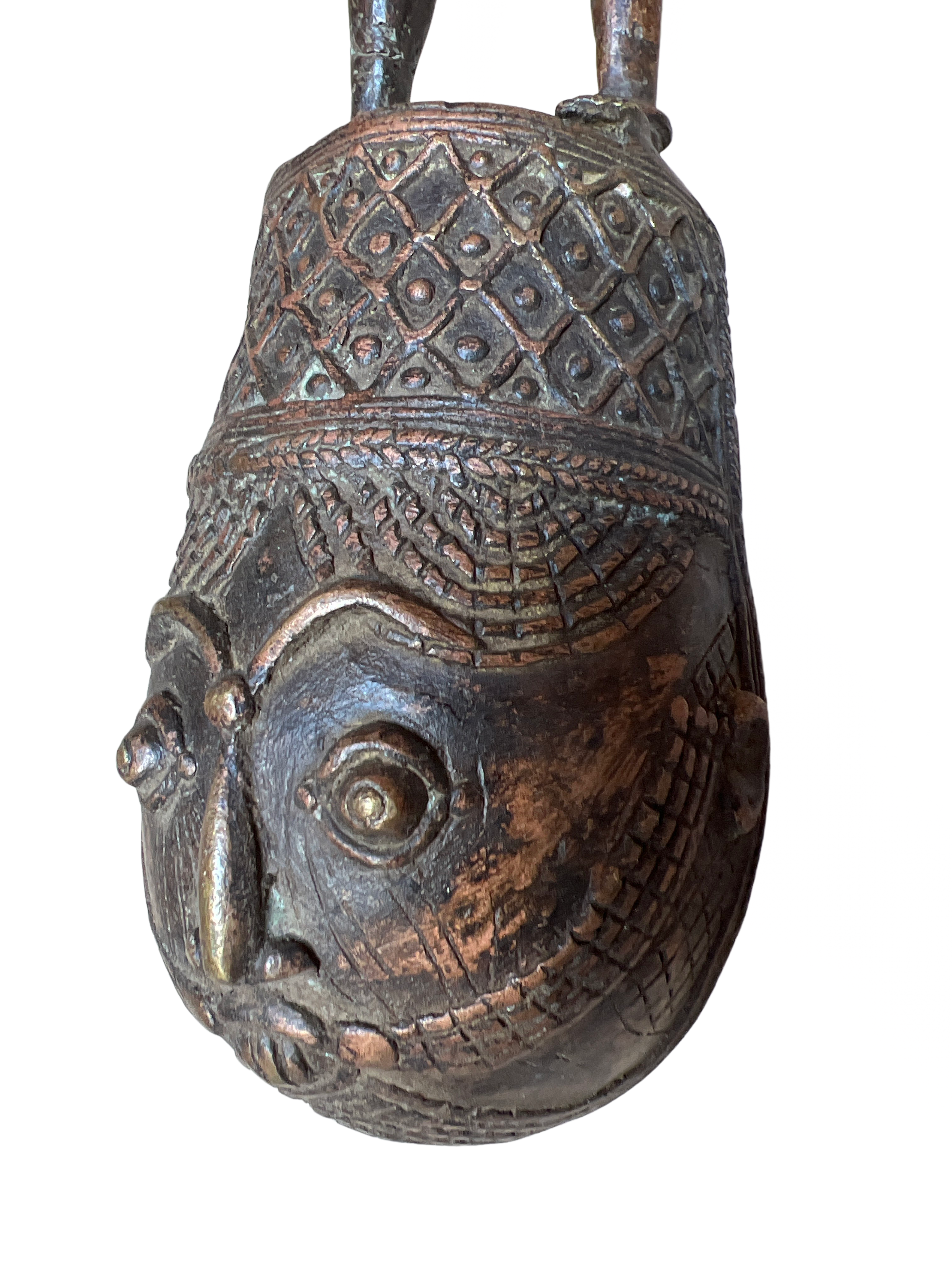 Edo Benin Bronze Spoon - Edo