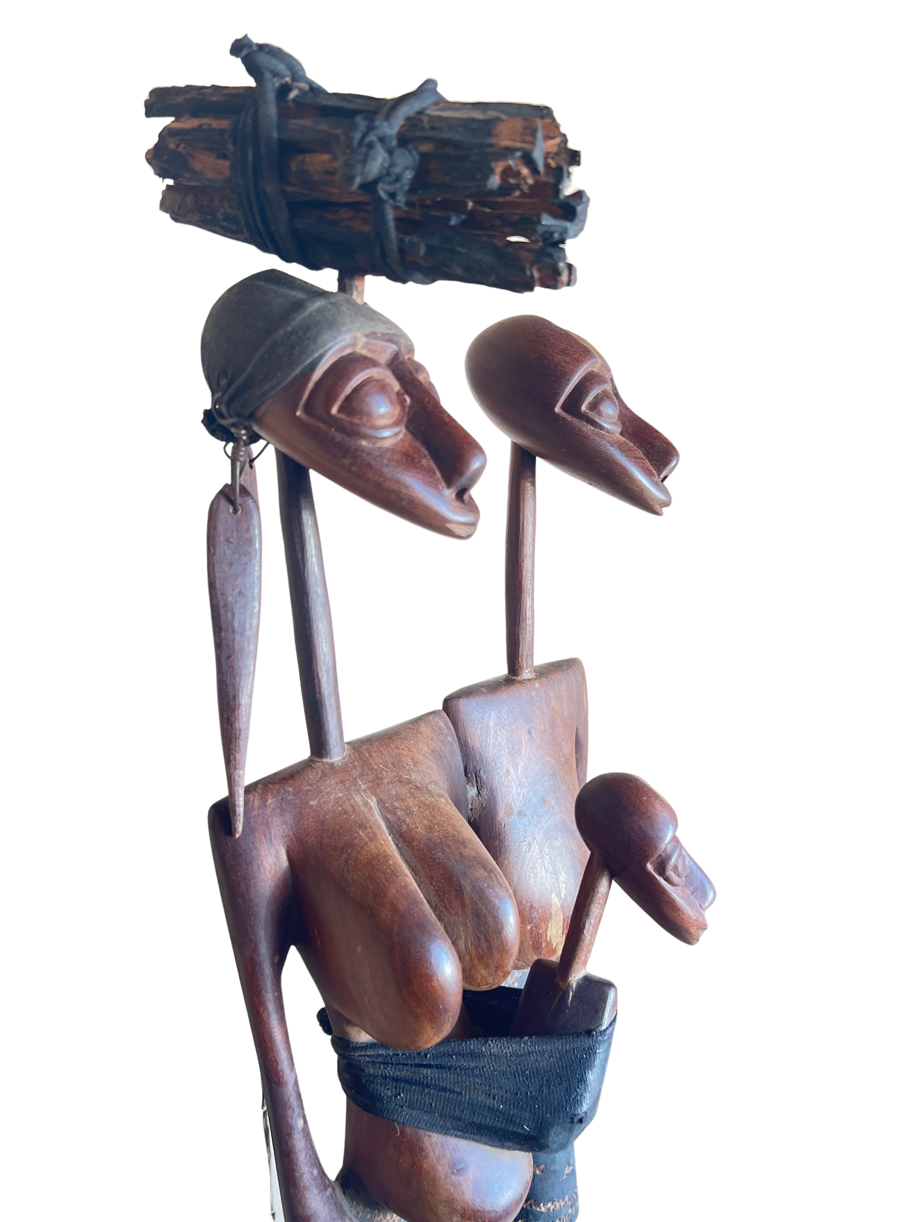 Makonde Mozambique Wooden Family - Makonde