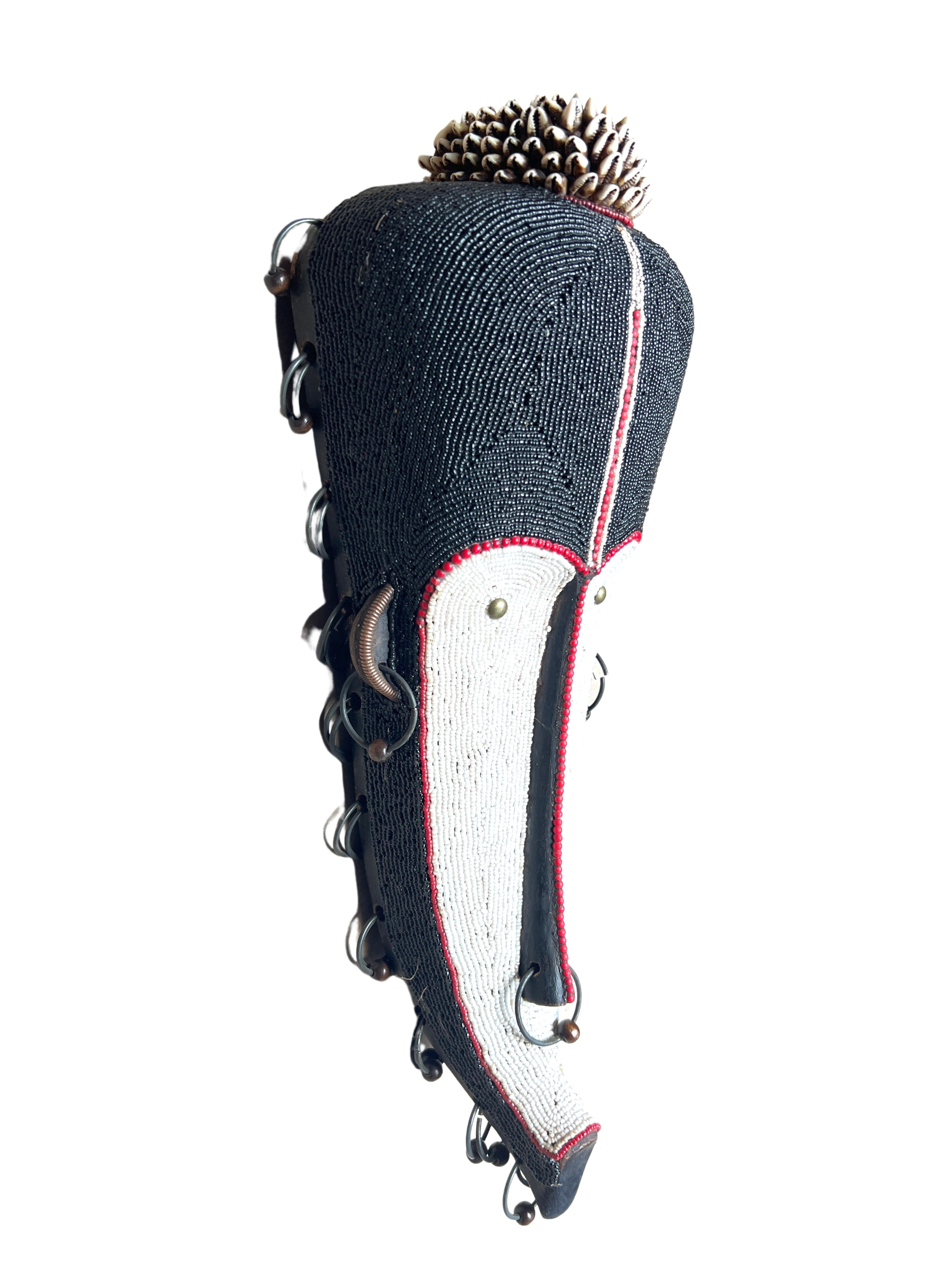 Fang Beaded Mask