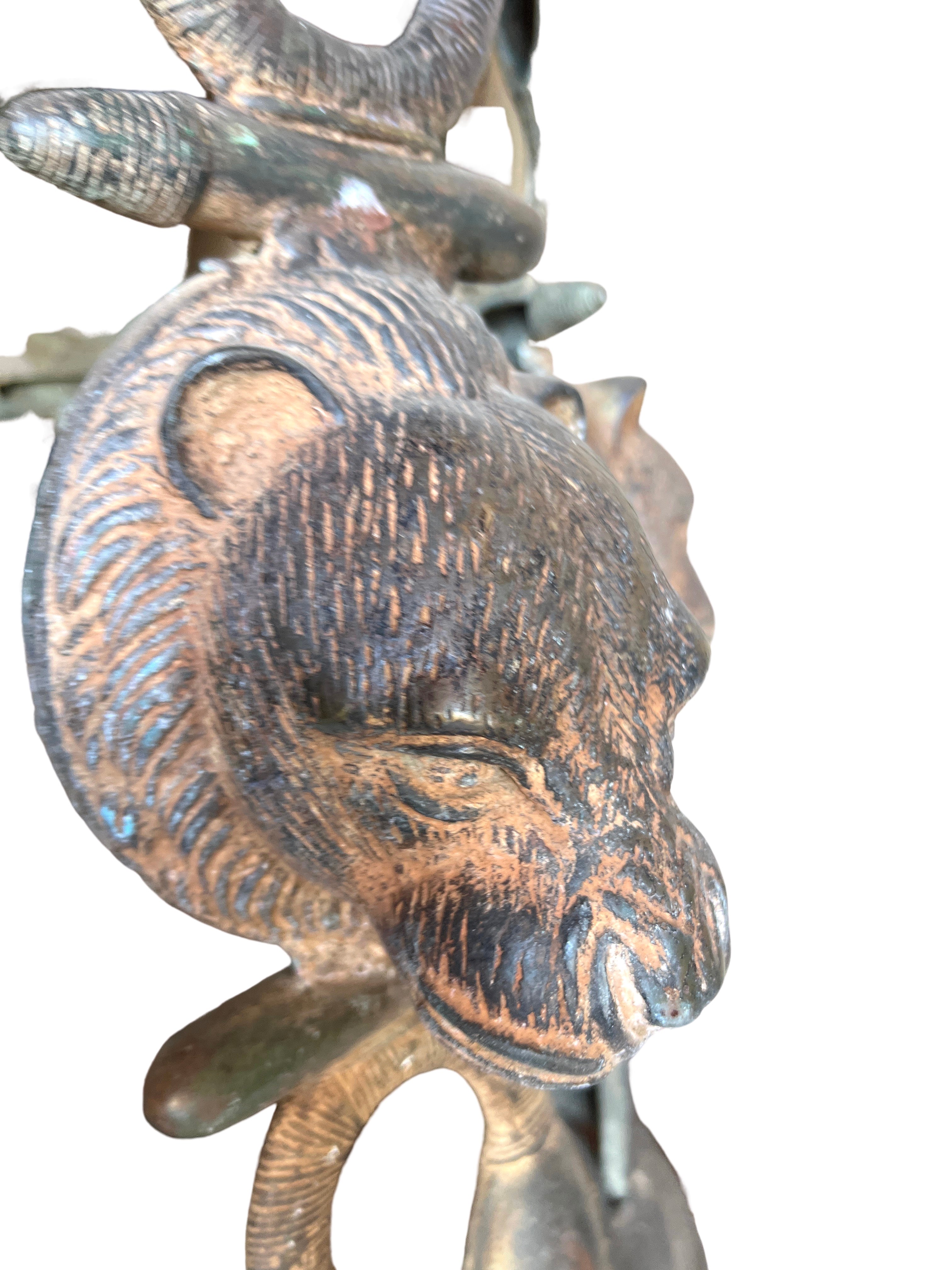 Edo Benin Bronze Stool - Edo