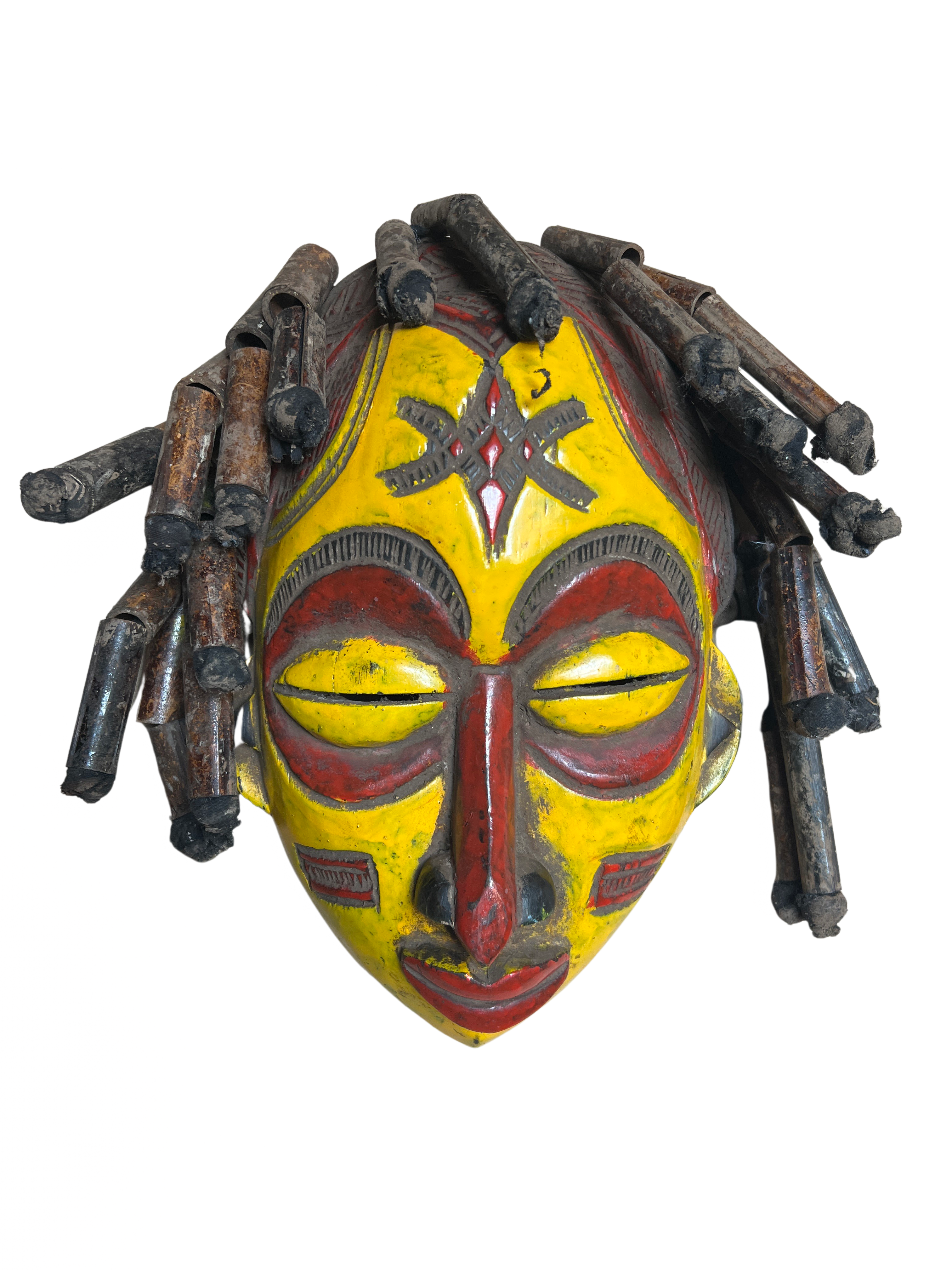 Chokwe Tribe Painted Mask
