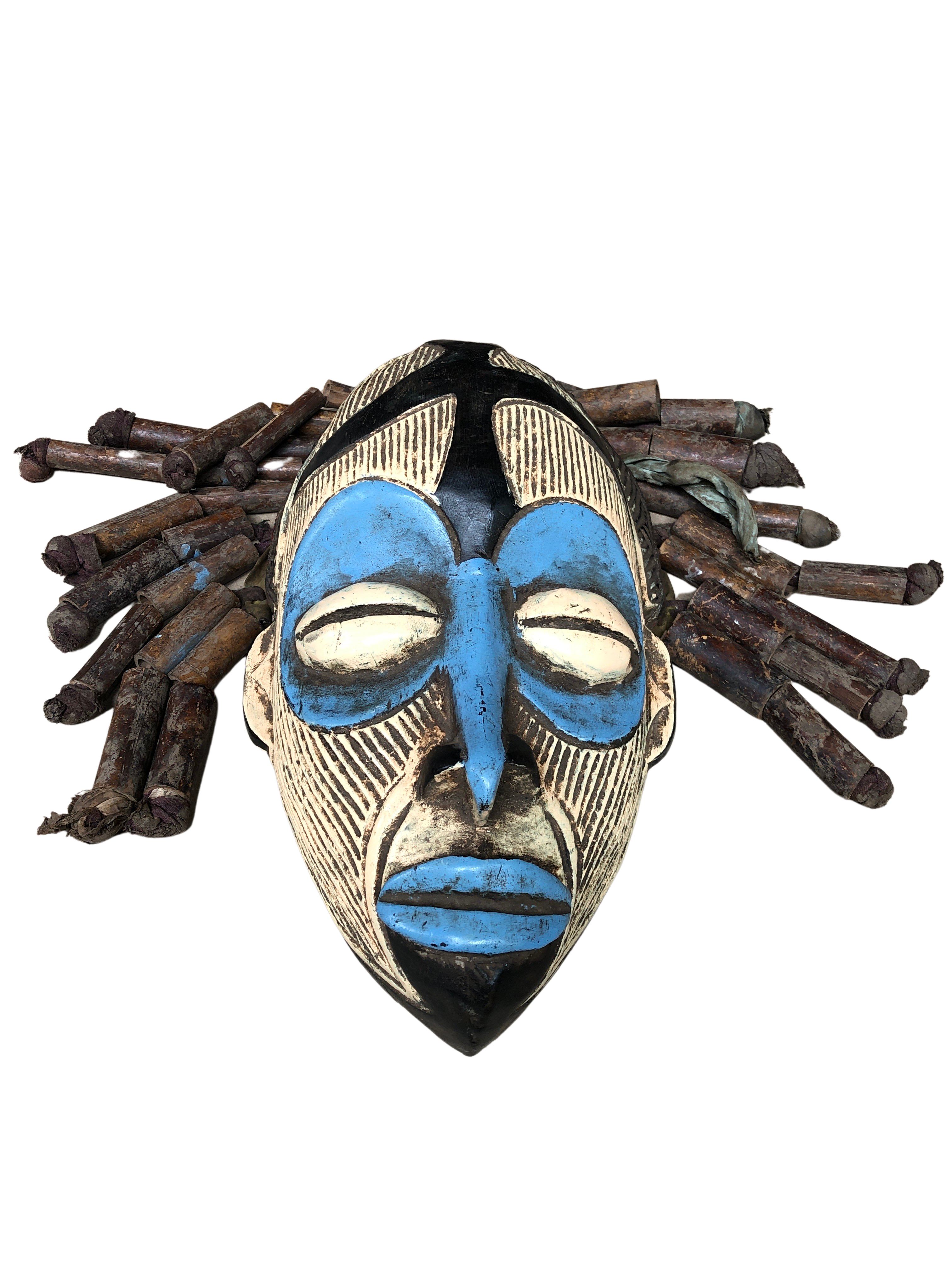 Chokwe Tribe Painted Mask