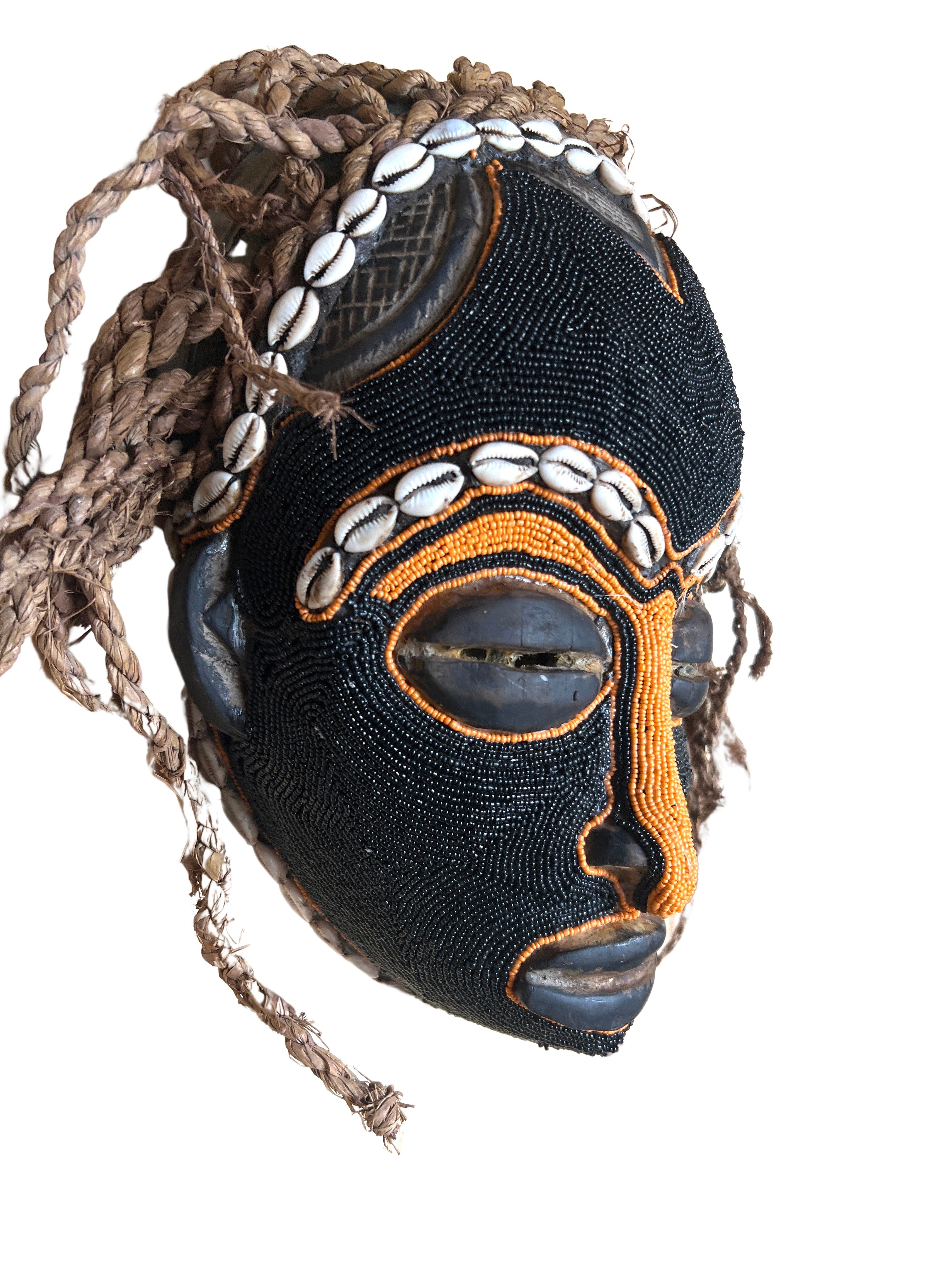 Chokwe Tribe Beaded Mask - Chokwe