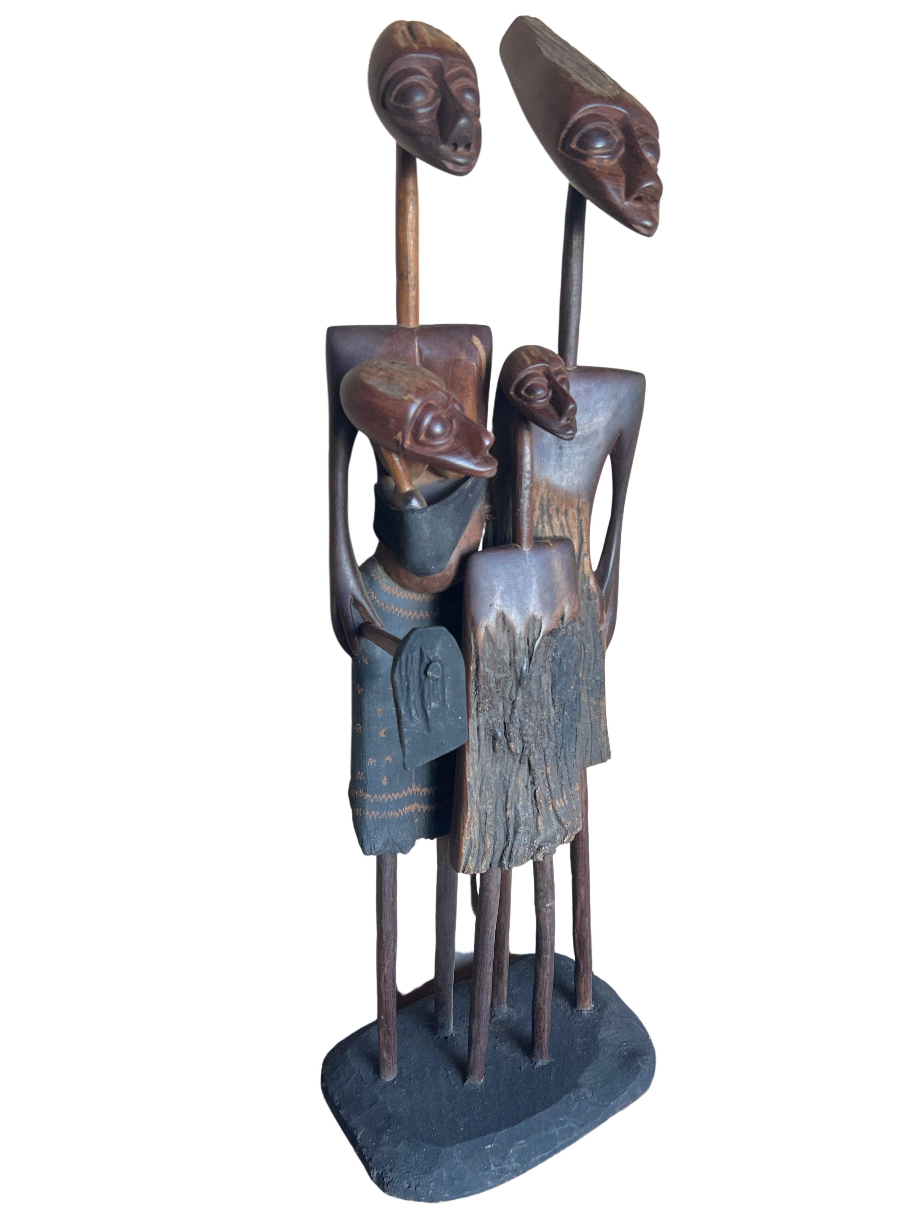 Makonde Mozambique Wooden Family