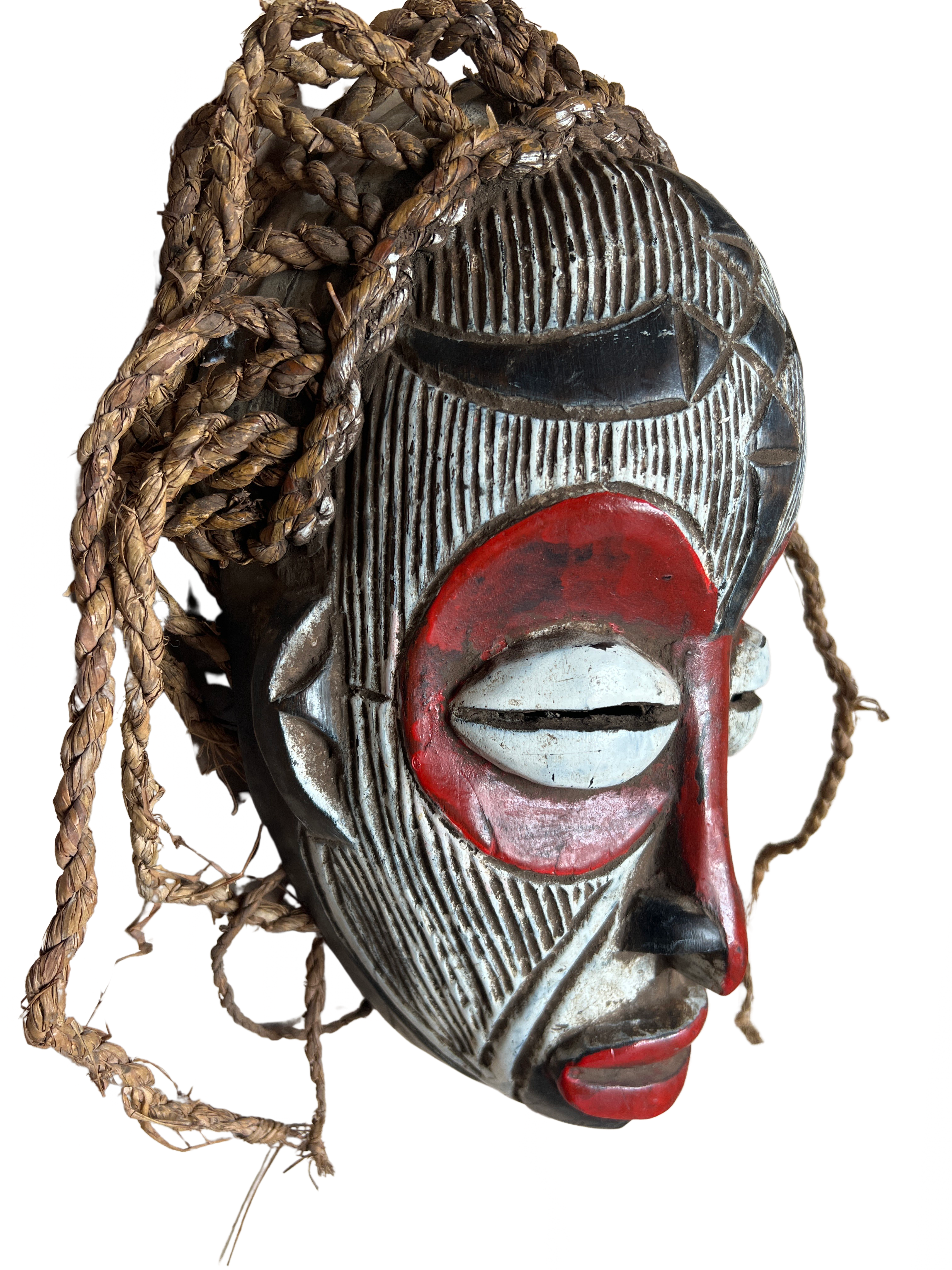 Chokwe Tribe Painted Mask