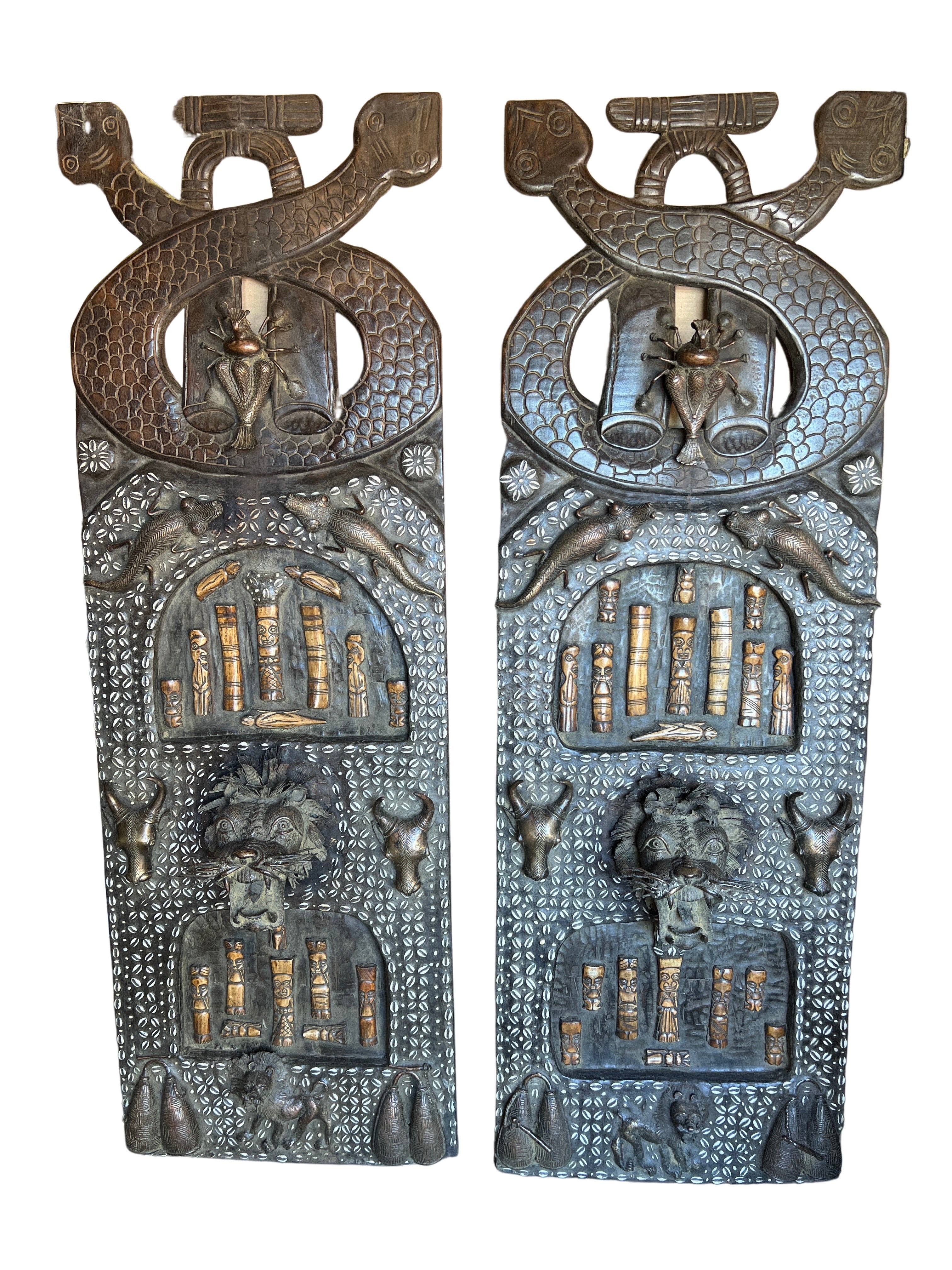 Bamileke Pair Royal doors