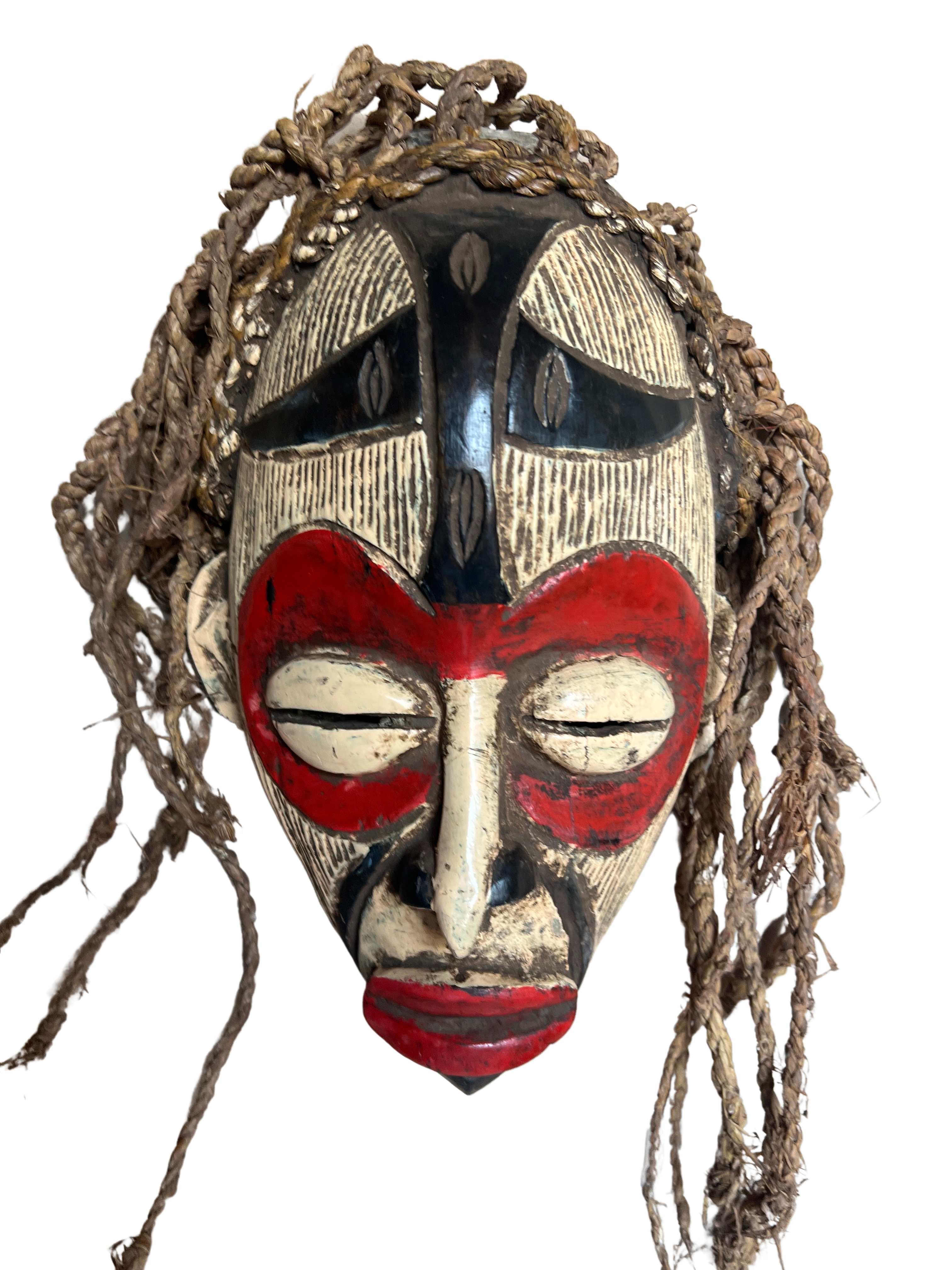 Chokwe Tribe Painted Mask