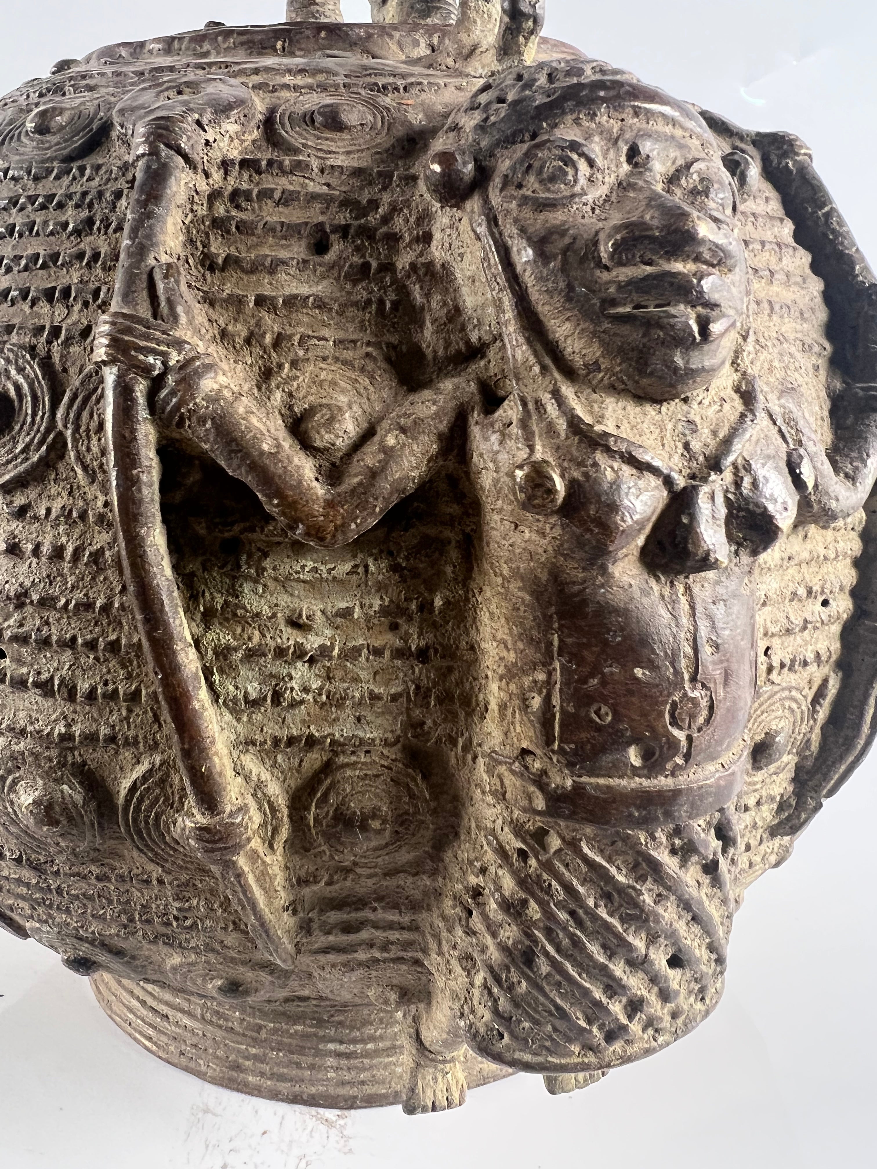 Edo Benin Bronze Pot - Edo