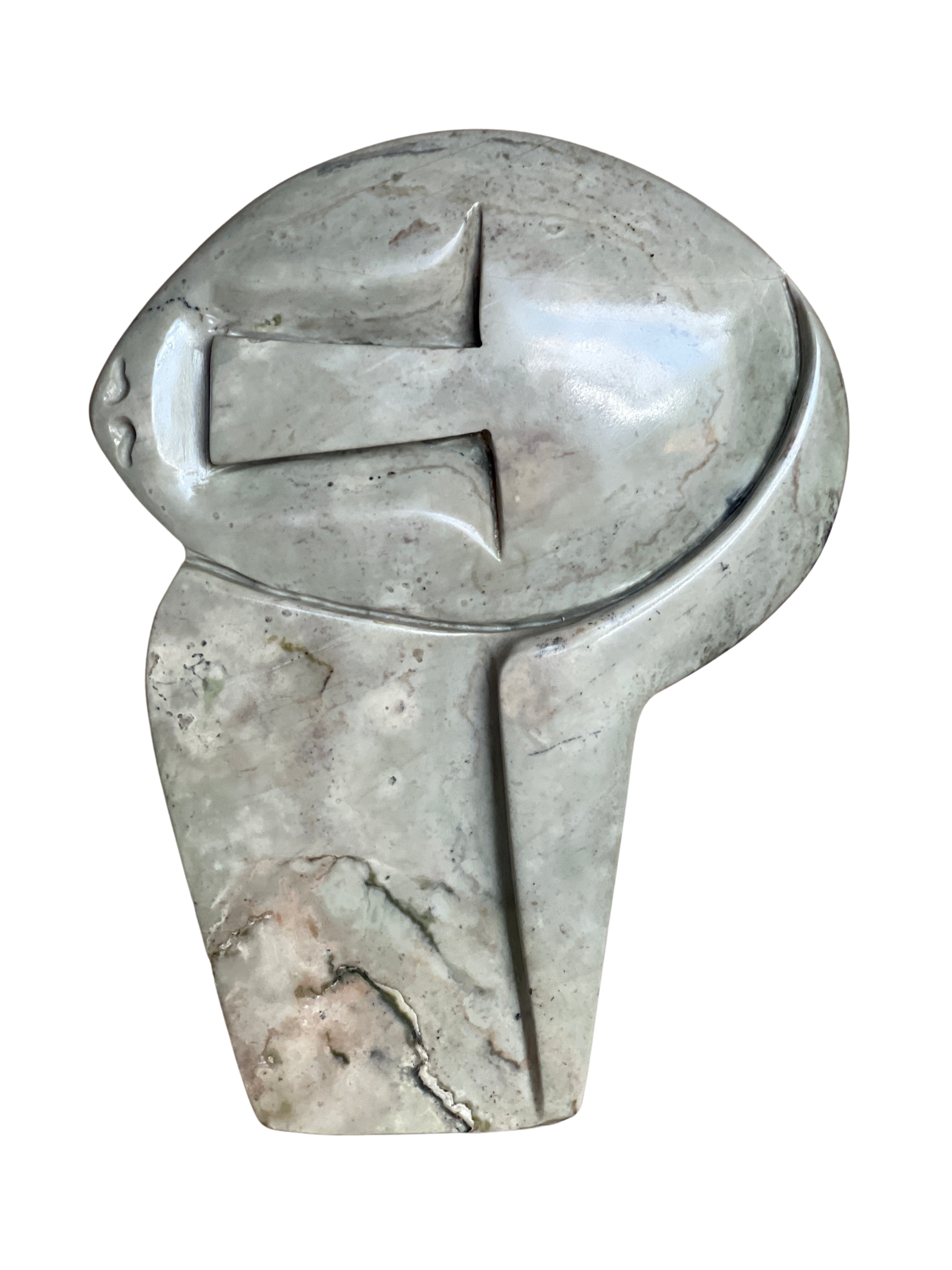 Shona Tribe Butterjade Thinker - Shona