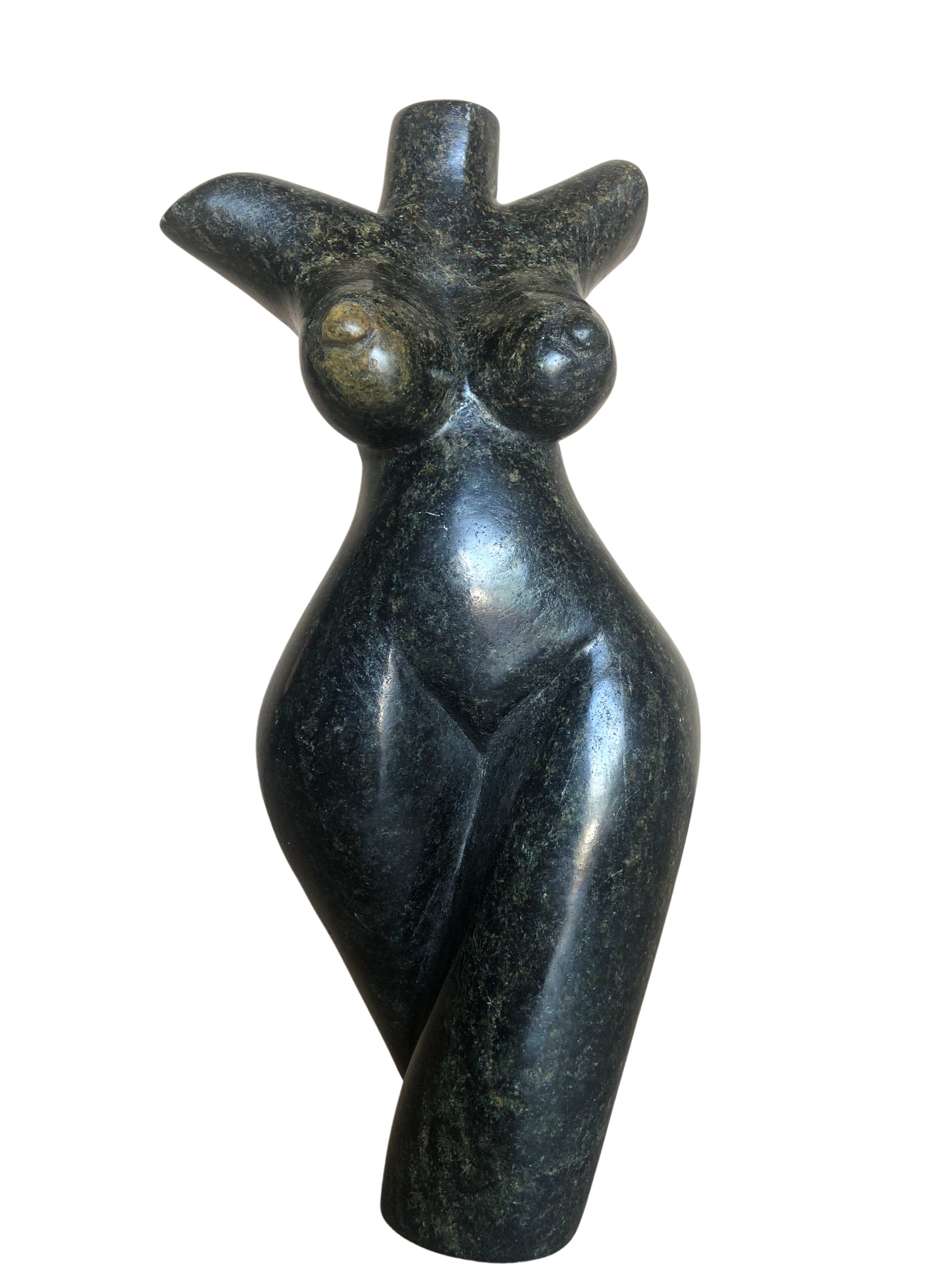 Shona Tribe Soap Stone Female Torso - Shona