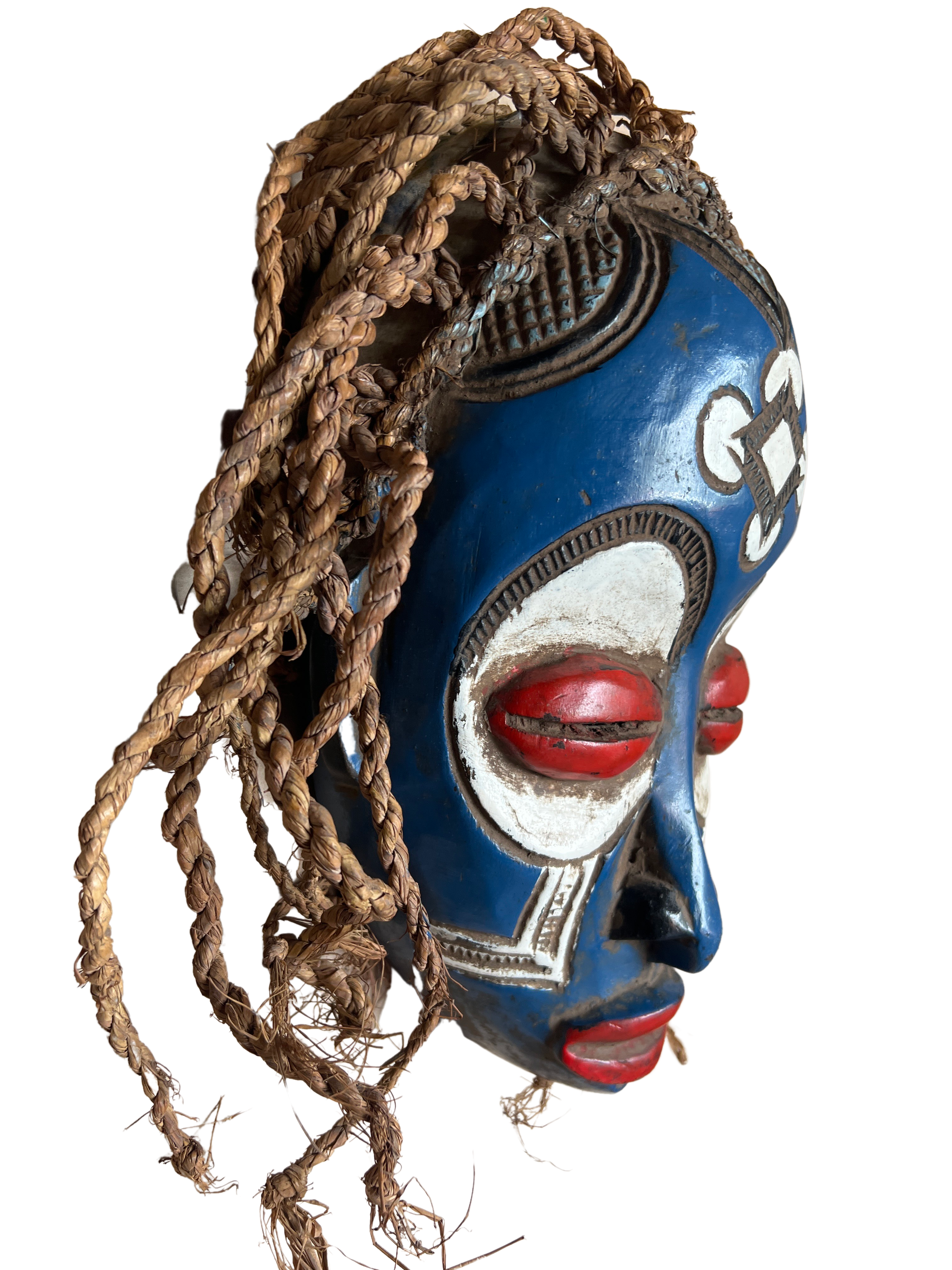 Chokwe Tribe Painted Mask