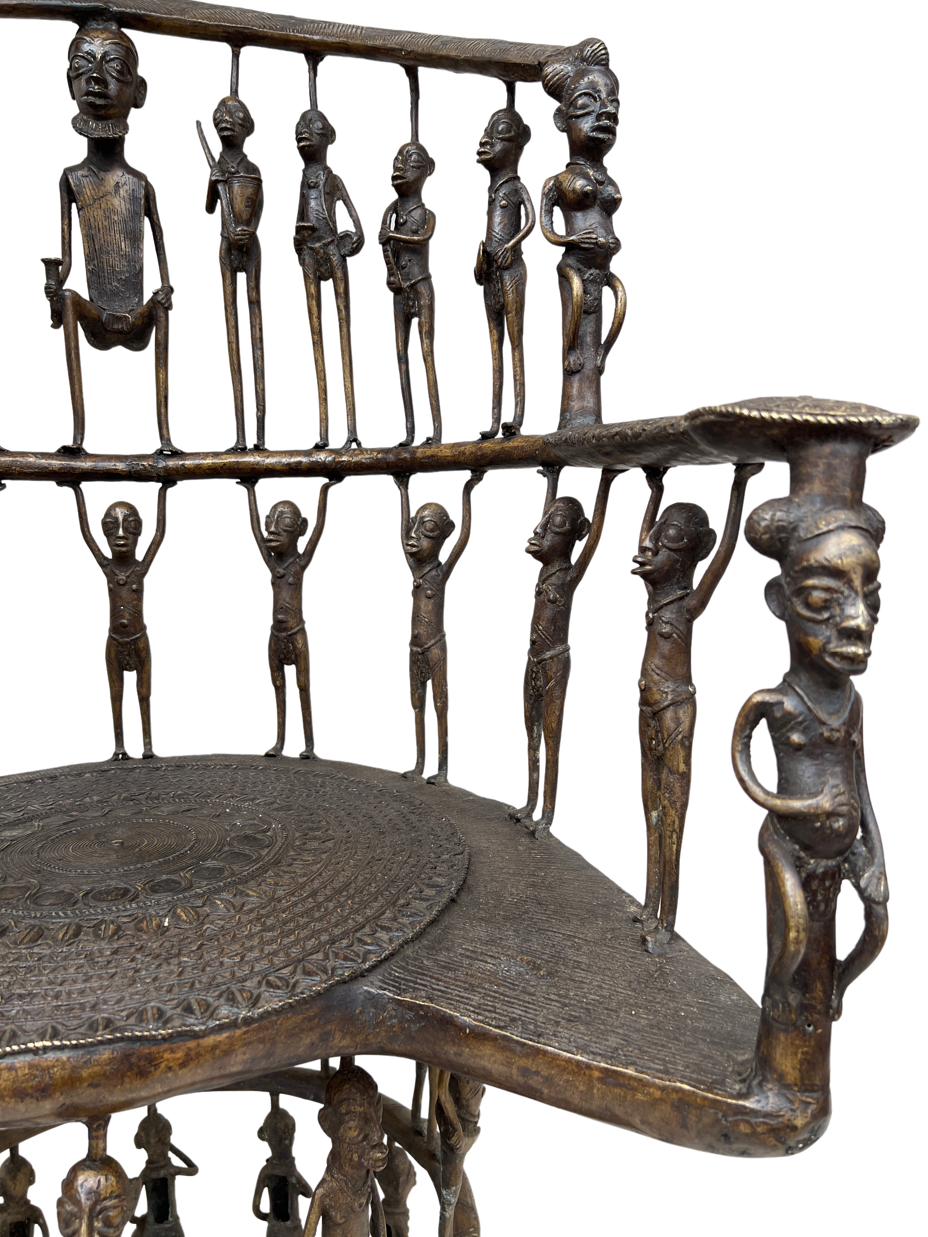 Bamoun Bronze Kings Throne - Bamoun