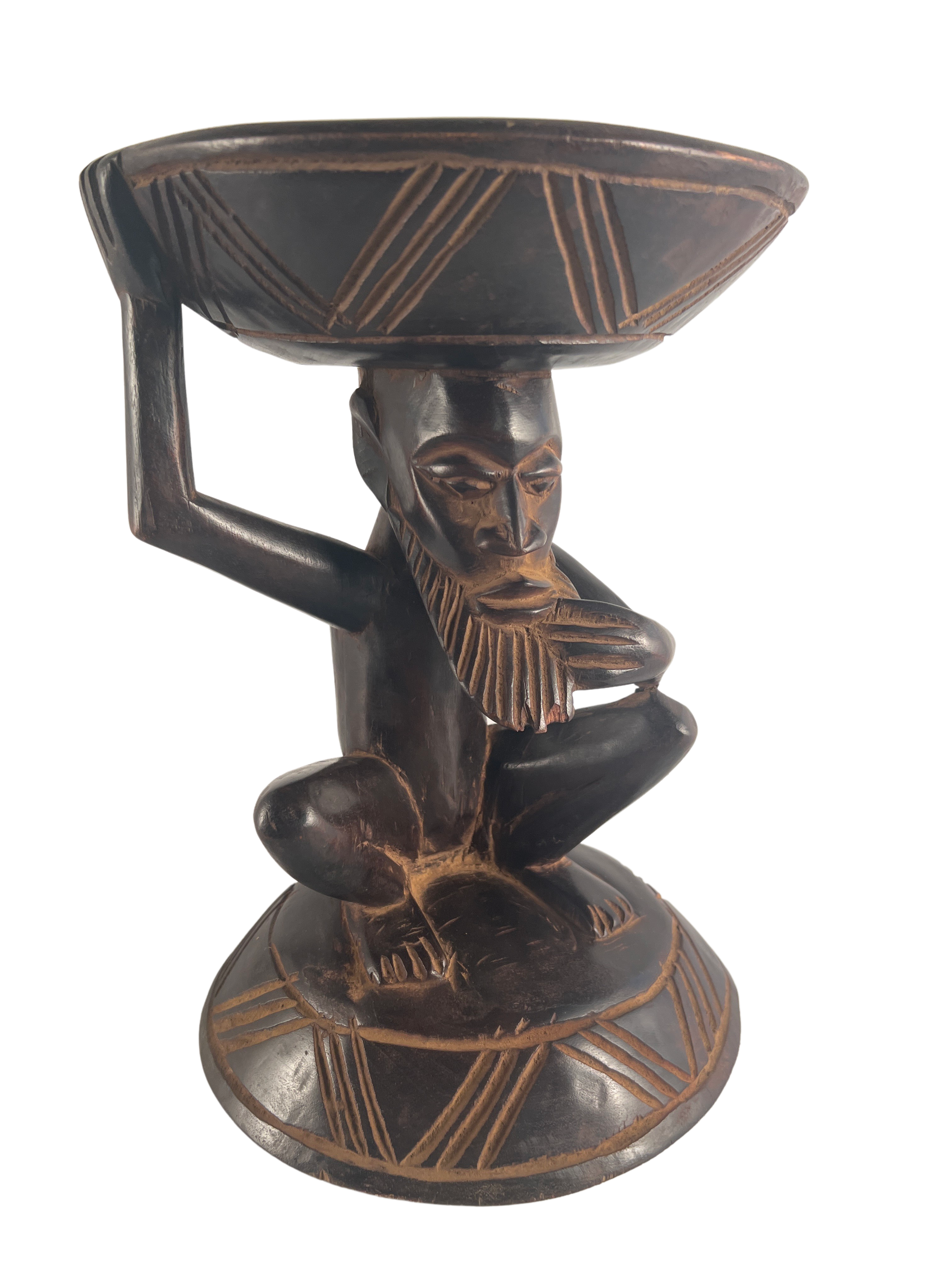 Luba/Baluba Tribe Royal Stool - Luba/Baluba