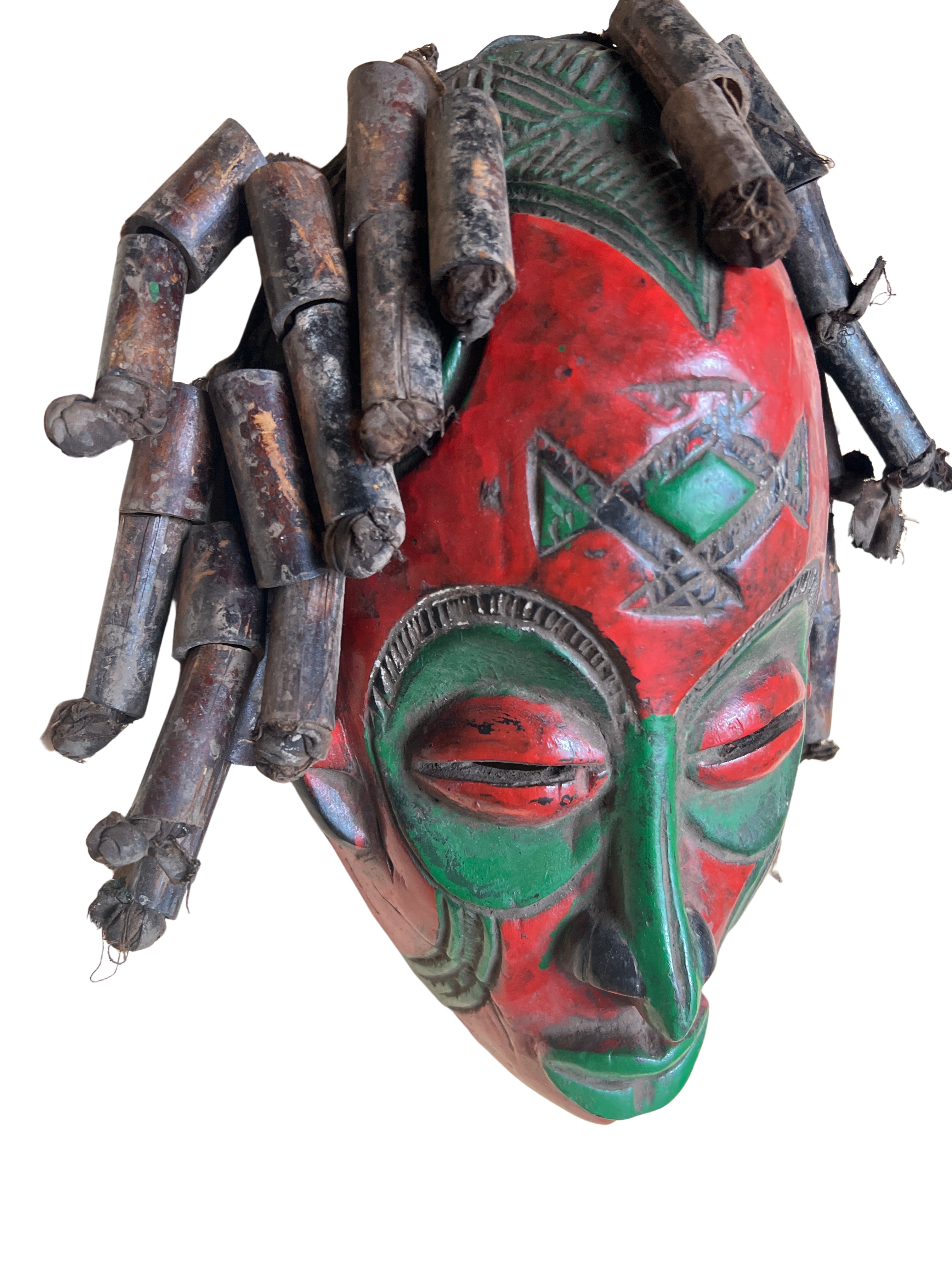 Chokwe Tribe Painted Mask