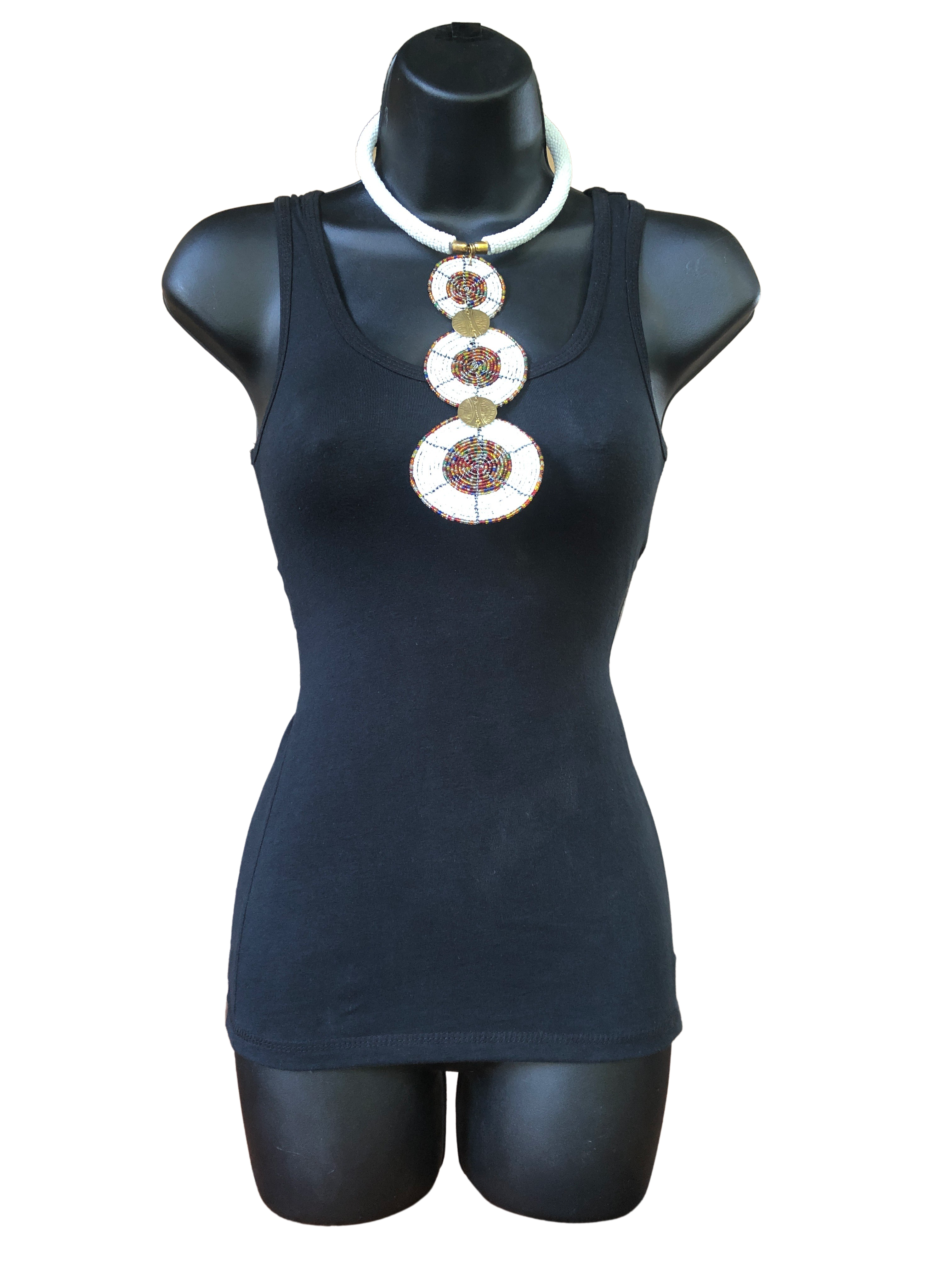 Kikuyu Triple Matt Necklace - Kikuyu