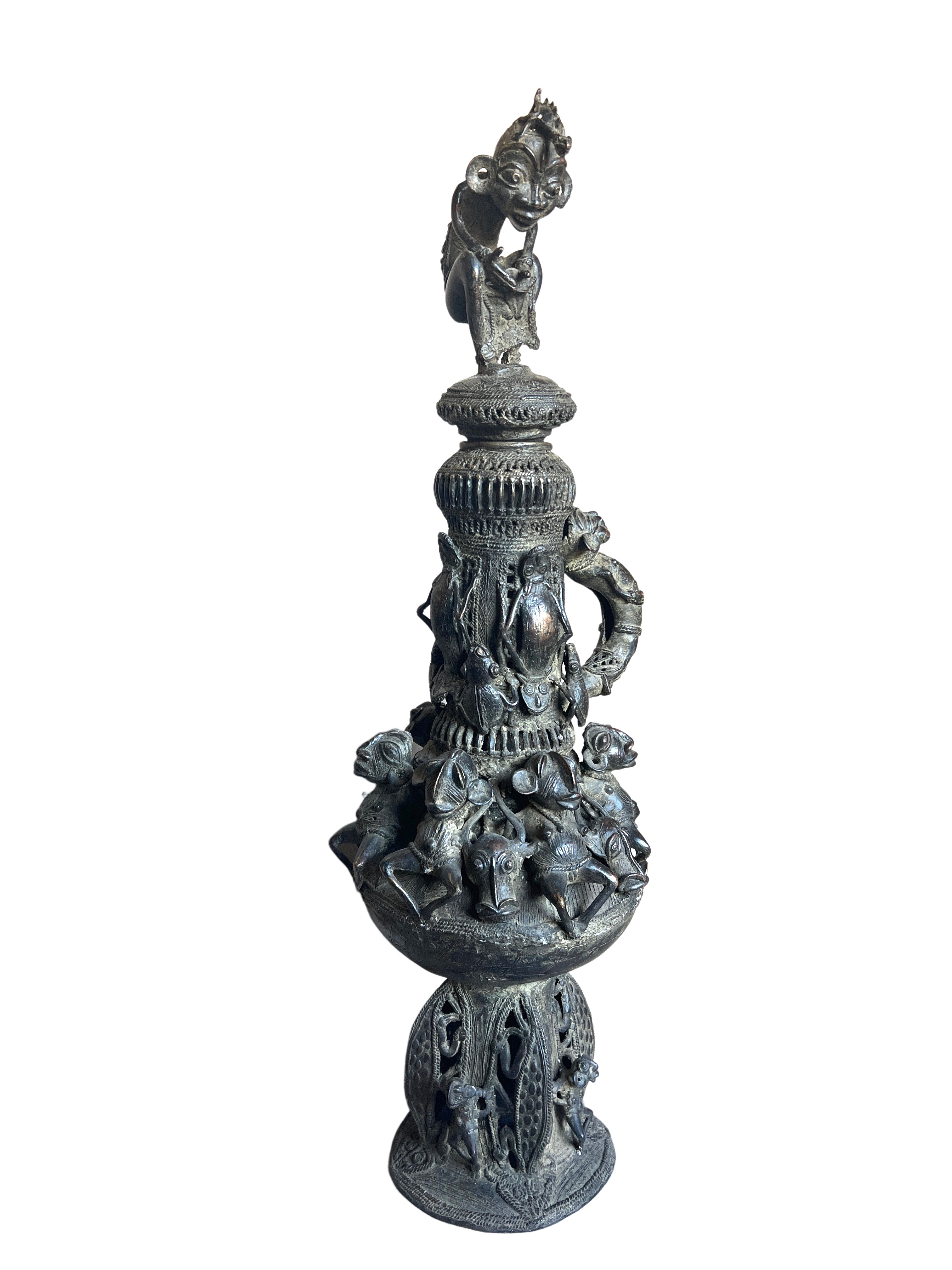 Kapsiki/Higi Antique Bronze Pot