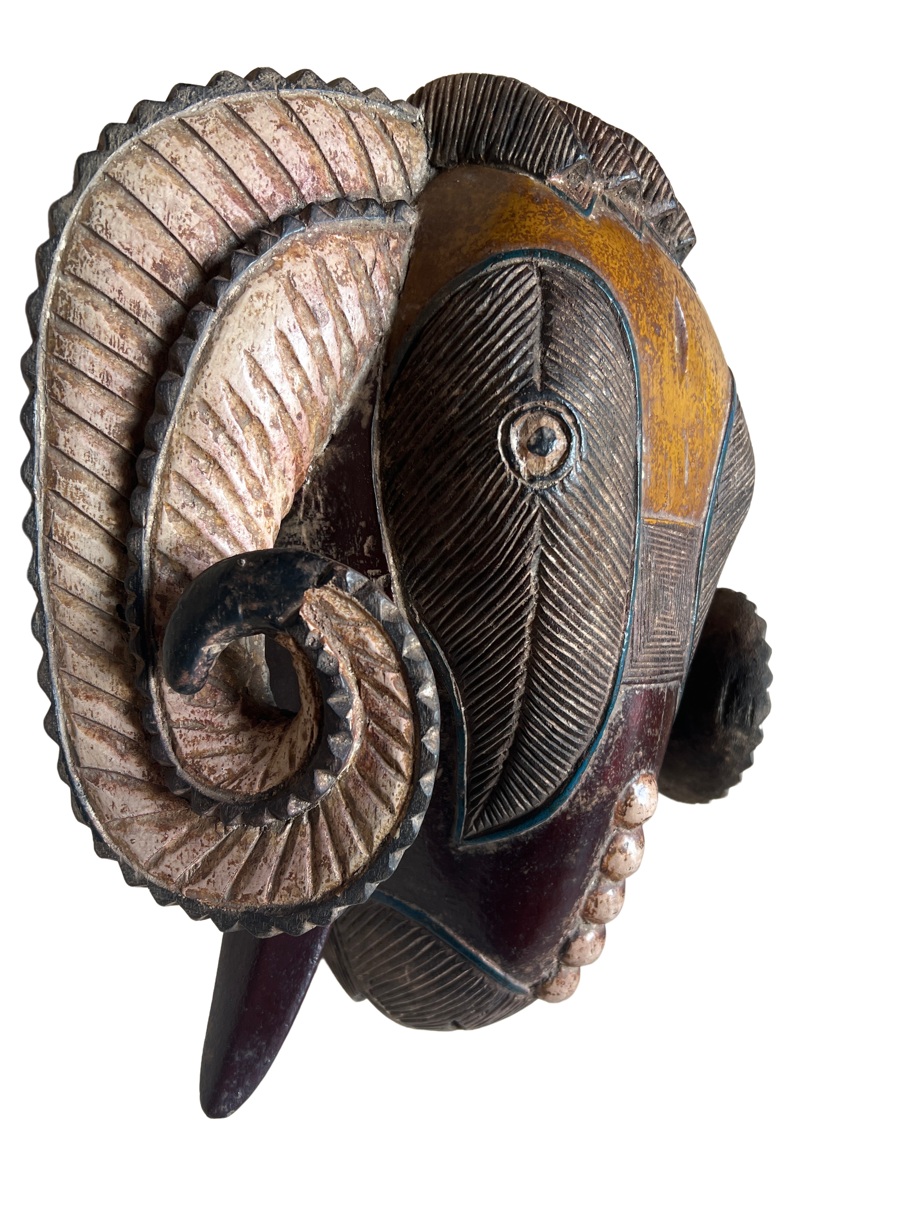 Baule Ram Mask - Baule