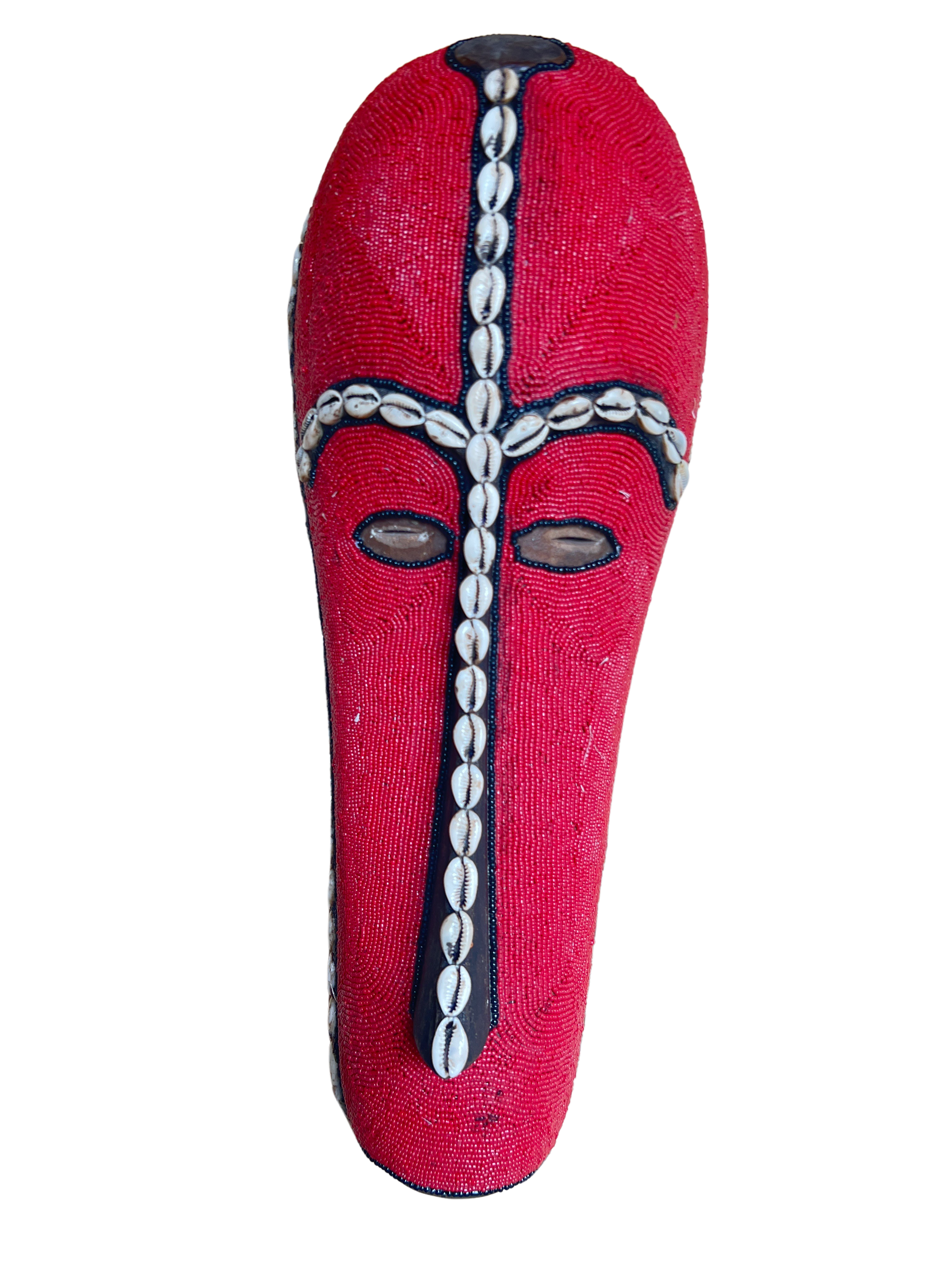 Fang Tribe Beaded Mask