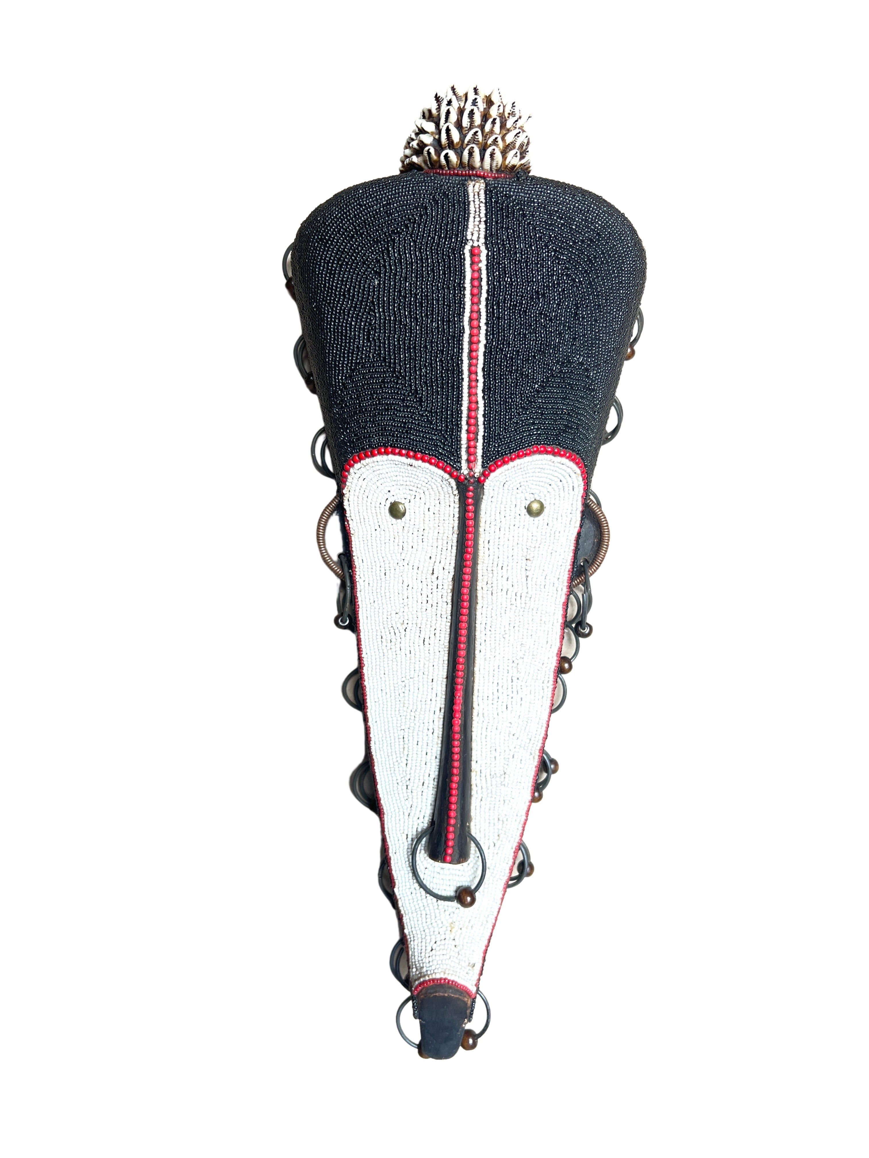 Fang Beaded Mask