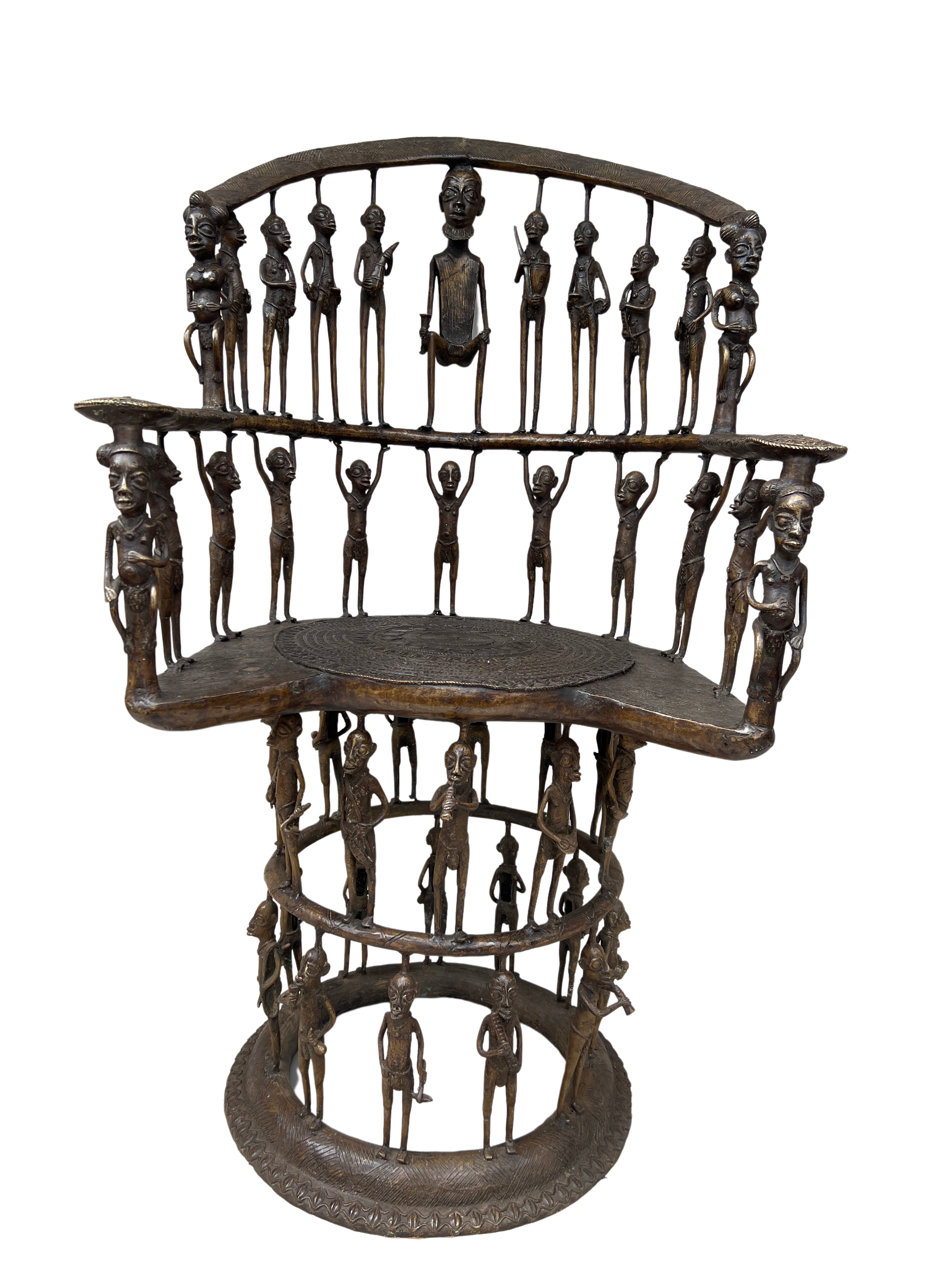 Bamoun Bronze Kings Throne - Bamoun