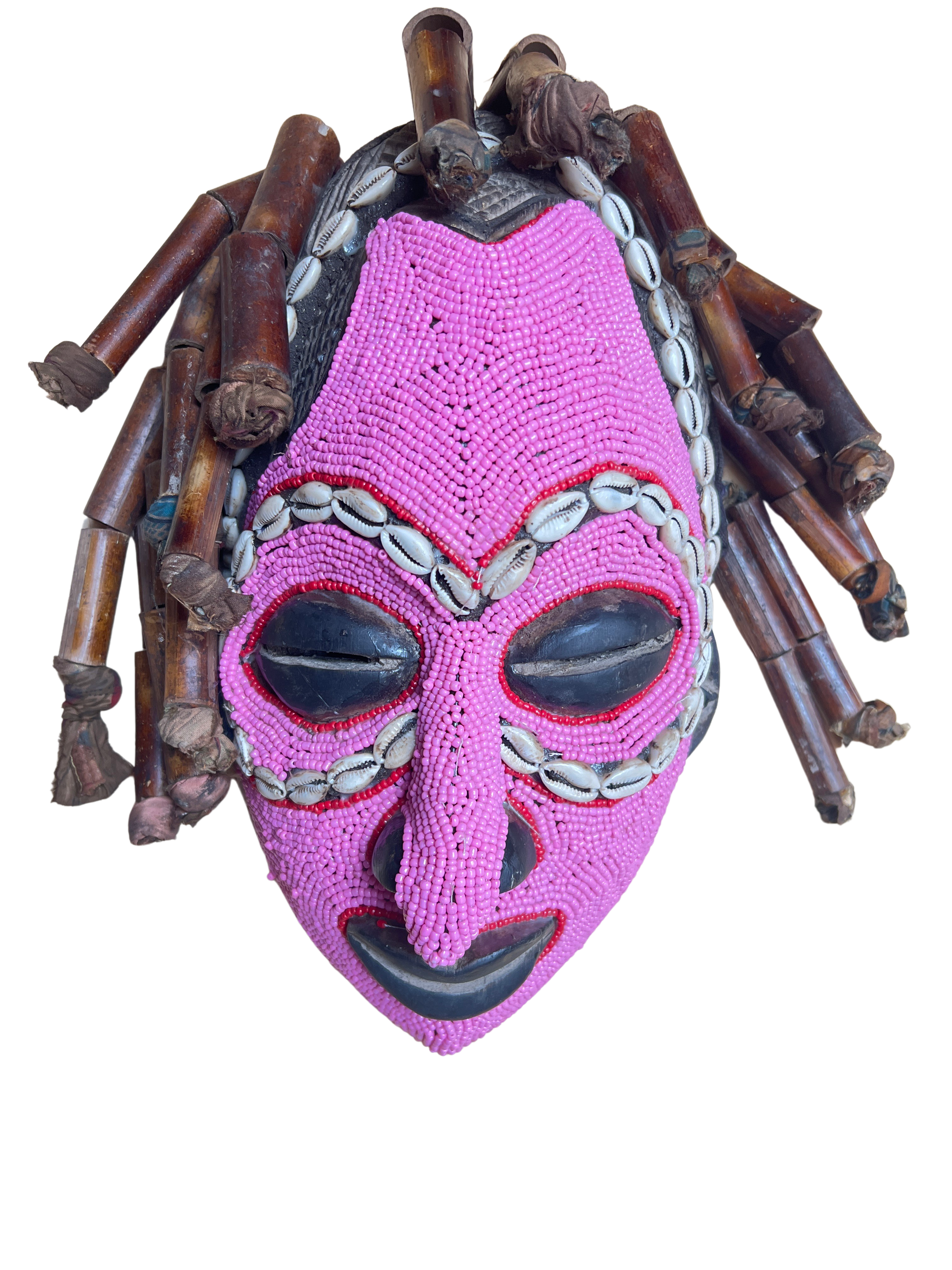 Chokwe Tribe Beaded Mask - Chokwe