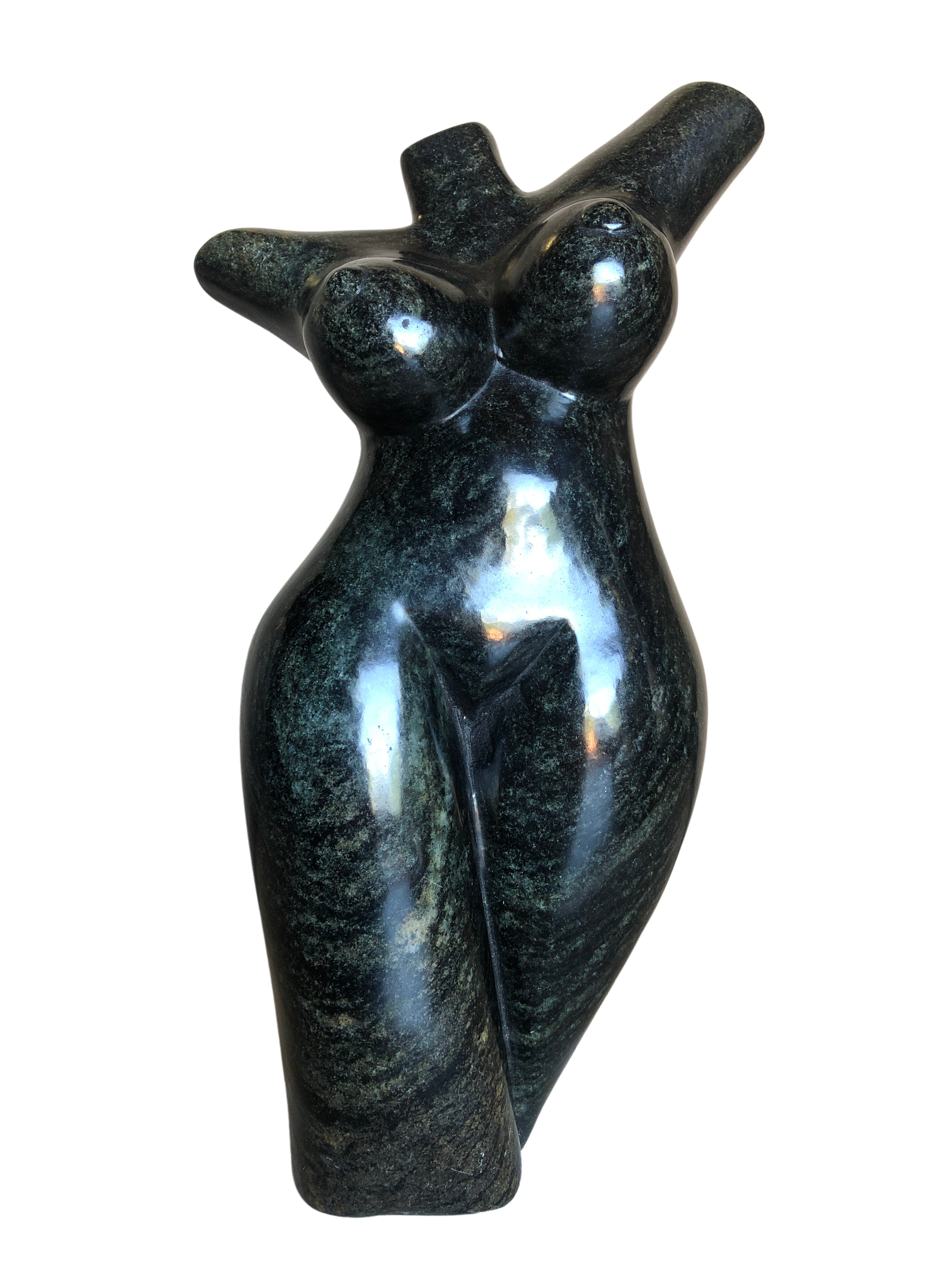 Shona Tribe Soap Stone Female Torso - Shona