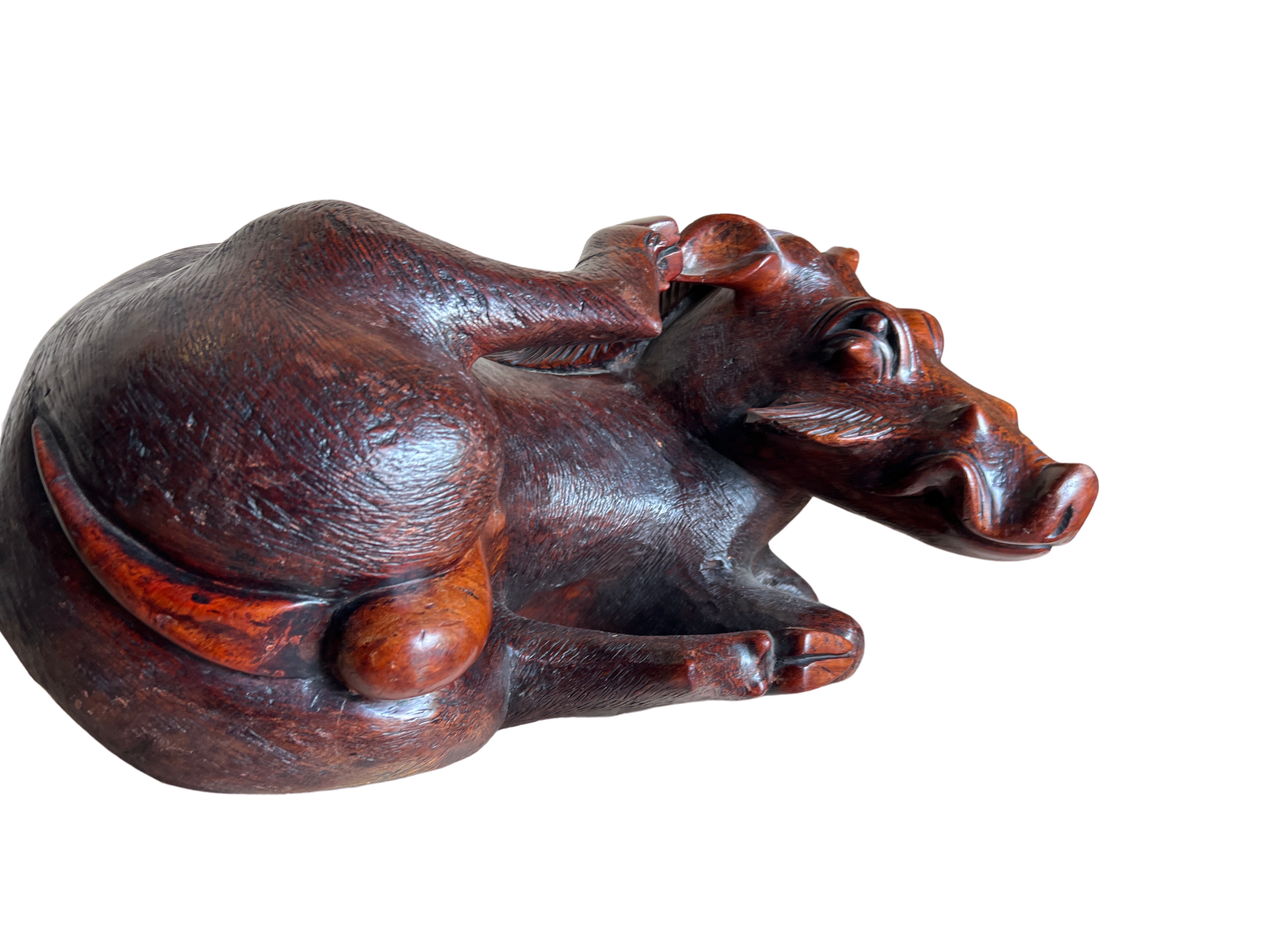 Chichewa Malawi Wooden Warthog - Chichewa