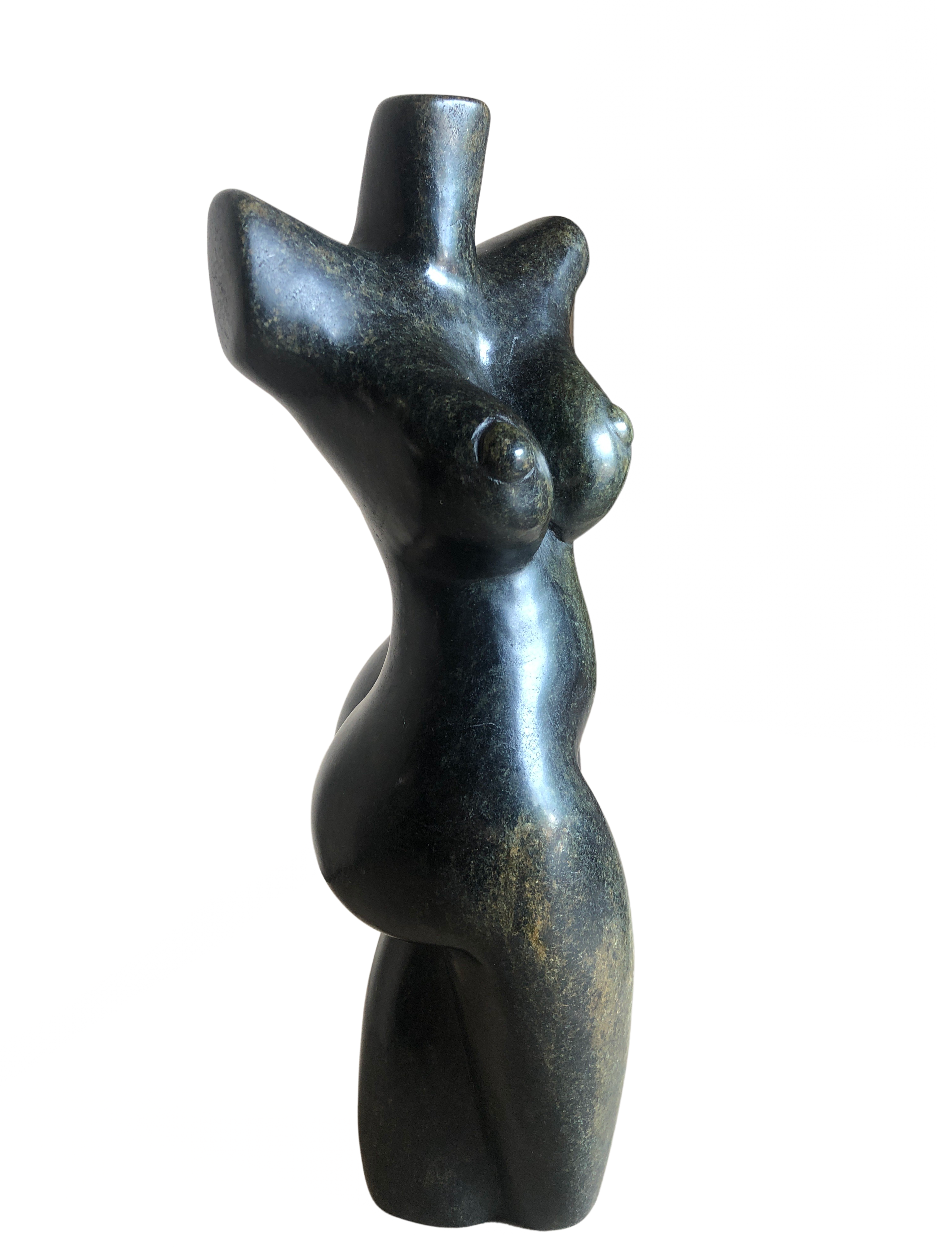 Shona Tribe Soap Stone Female Torso - Shona