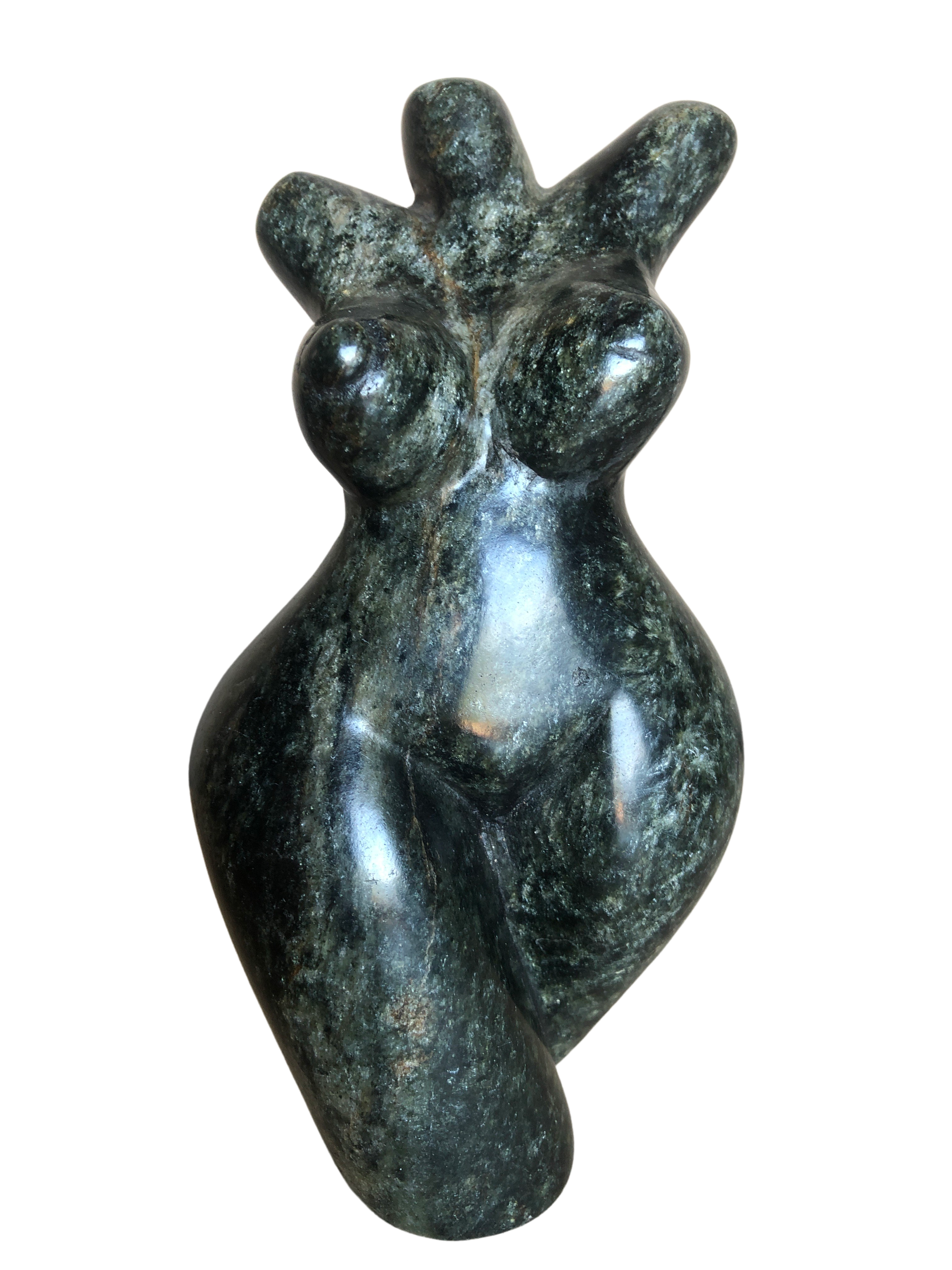 Shona Tribe Soap Stone Female Torso - Shona