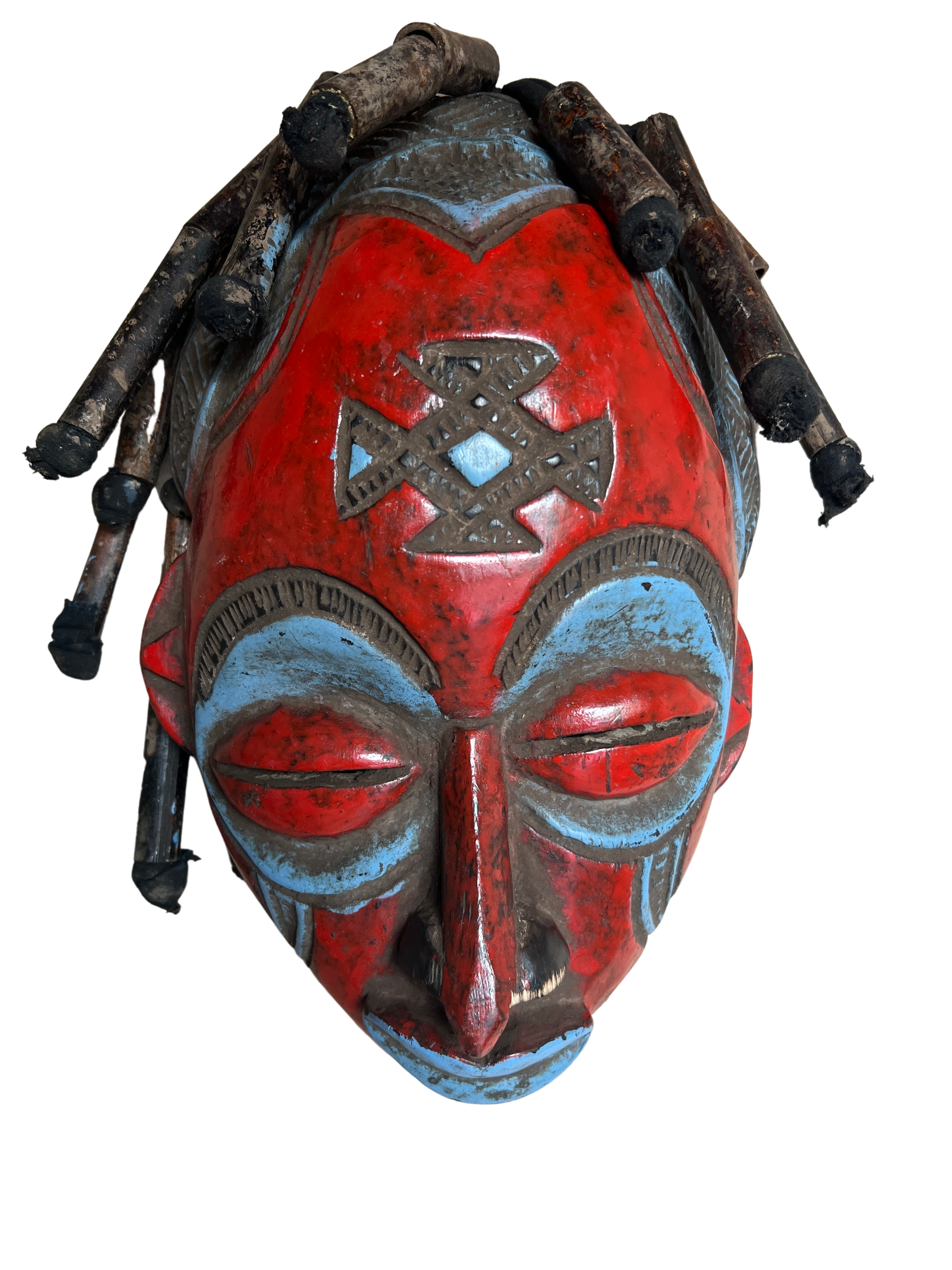 Chokwe Tribe Painted Mask