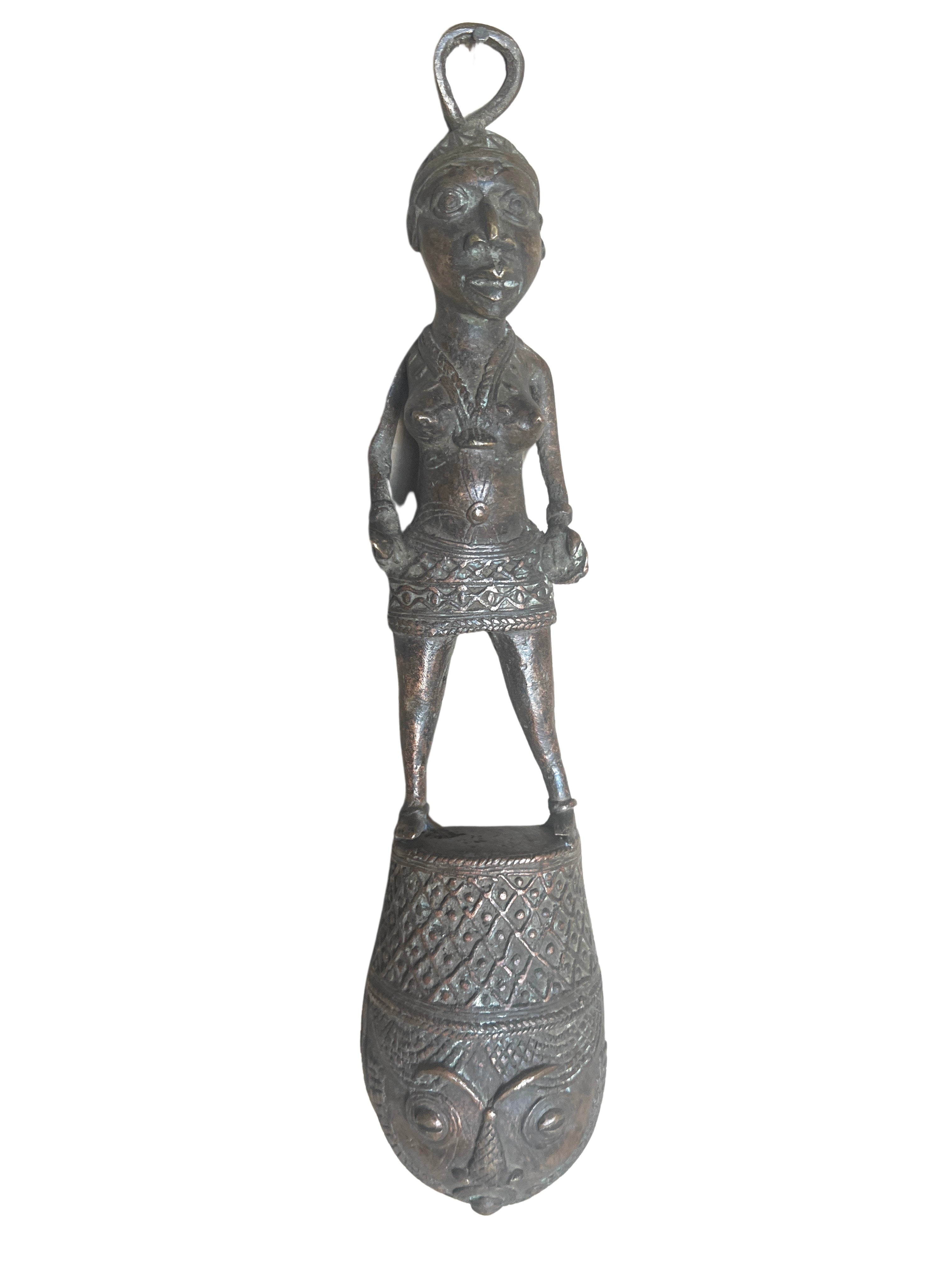 Edo Benin Bronze Spoon