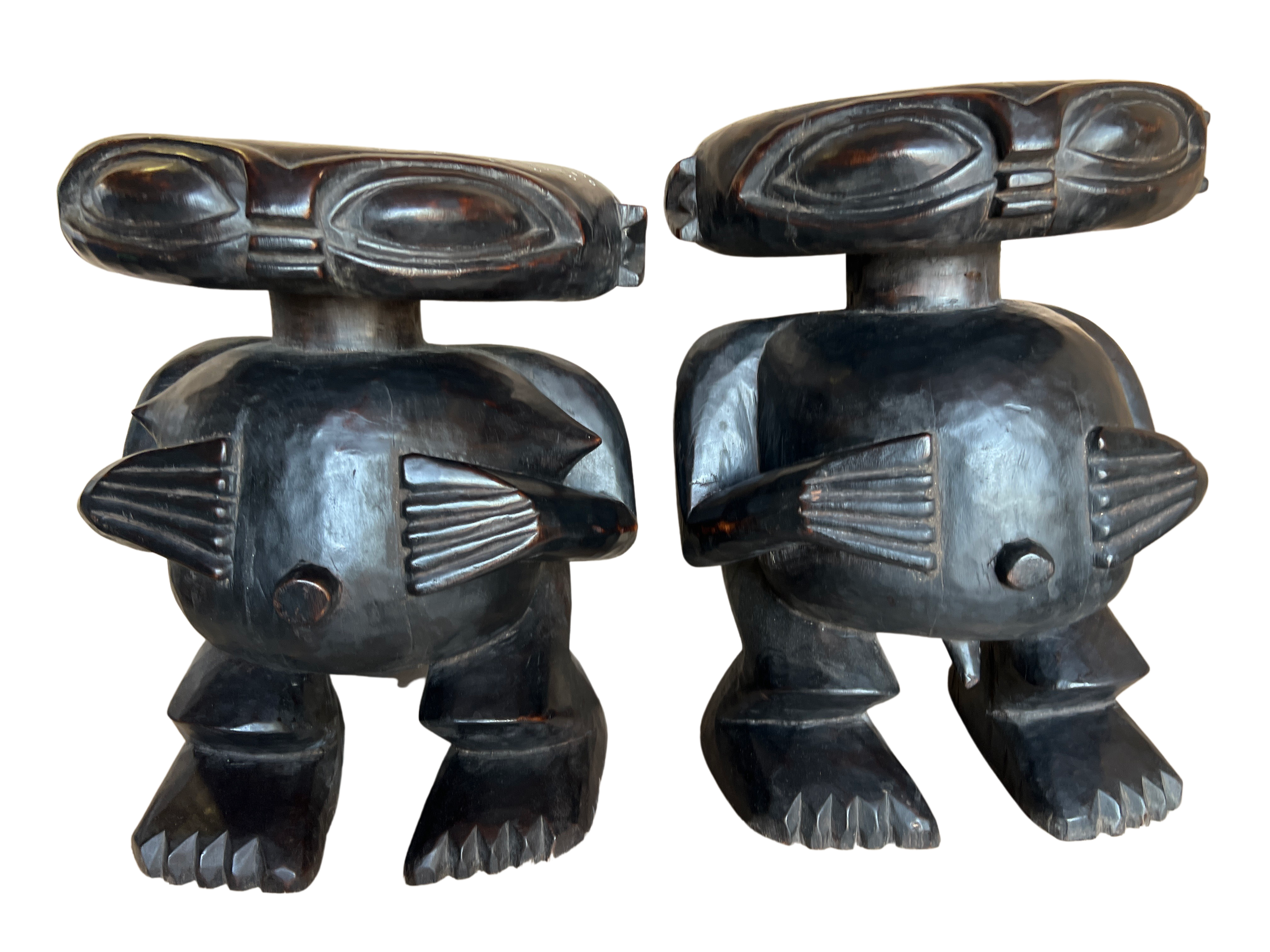 Pygmy Twa People Pair - Pygmy
