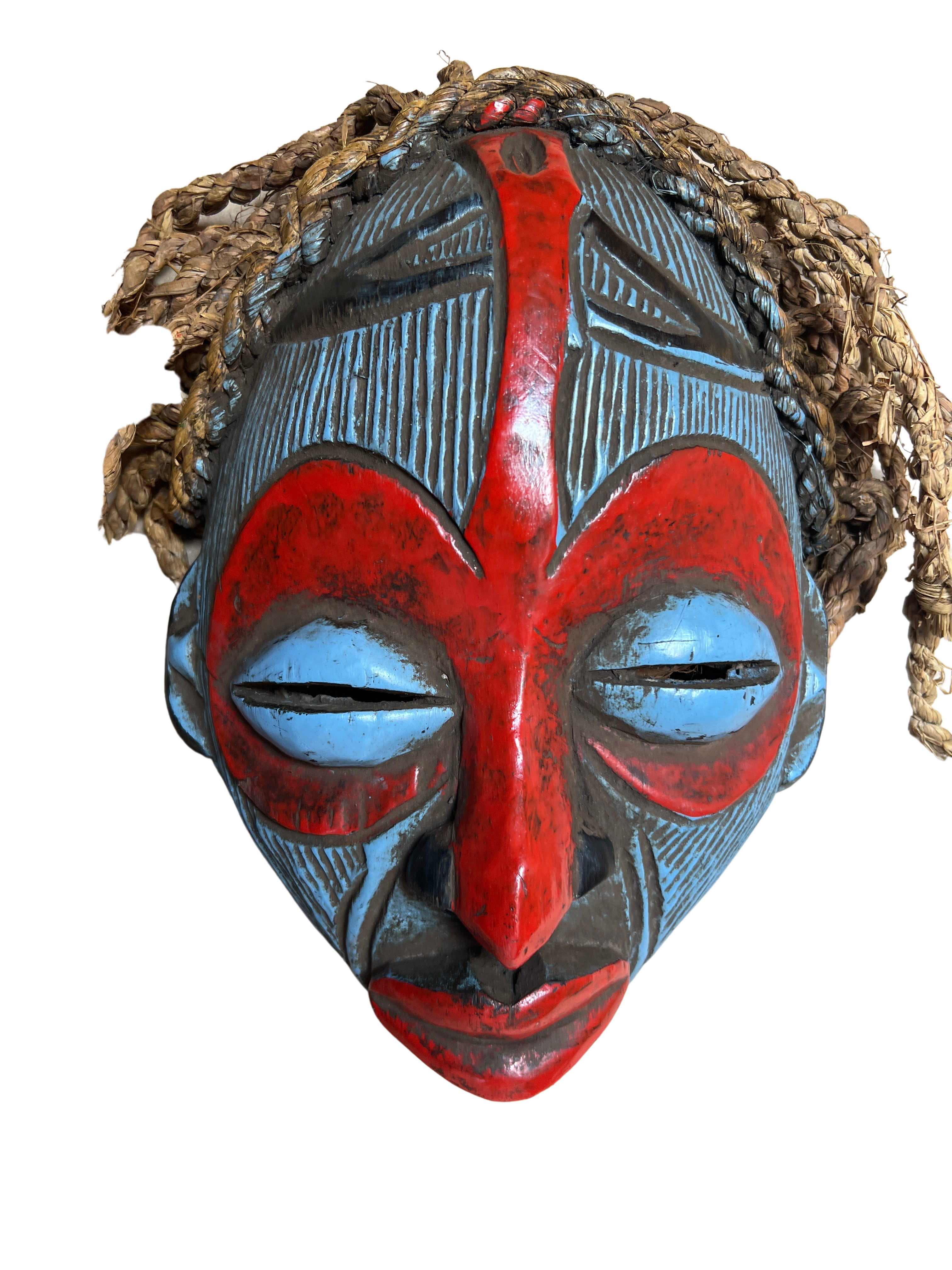 Chokwe Tribe Painted Mask