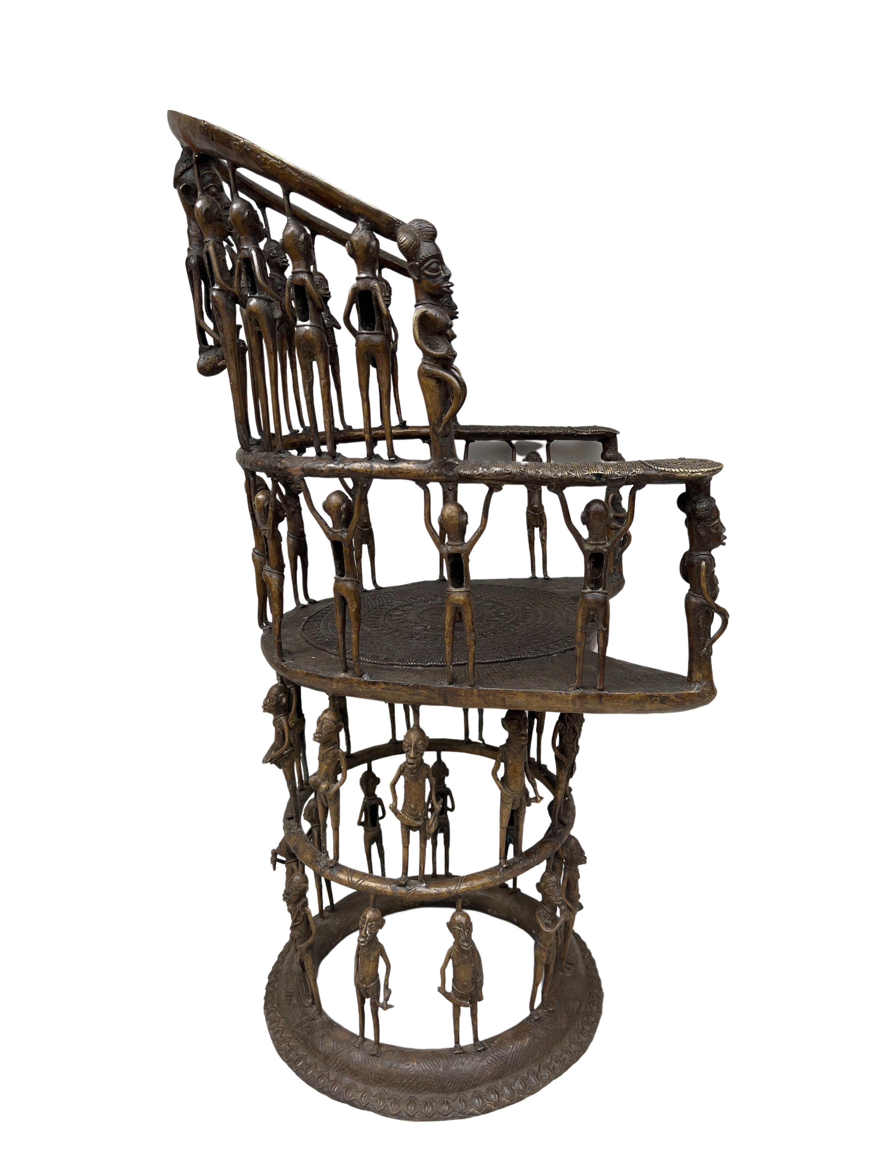 Bamoun Bronze Kings Throne - Bamoun
