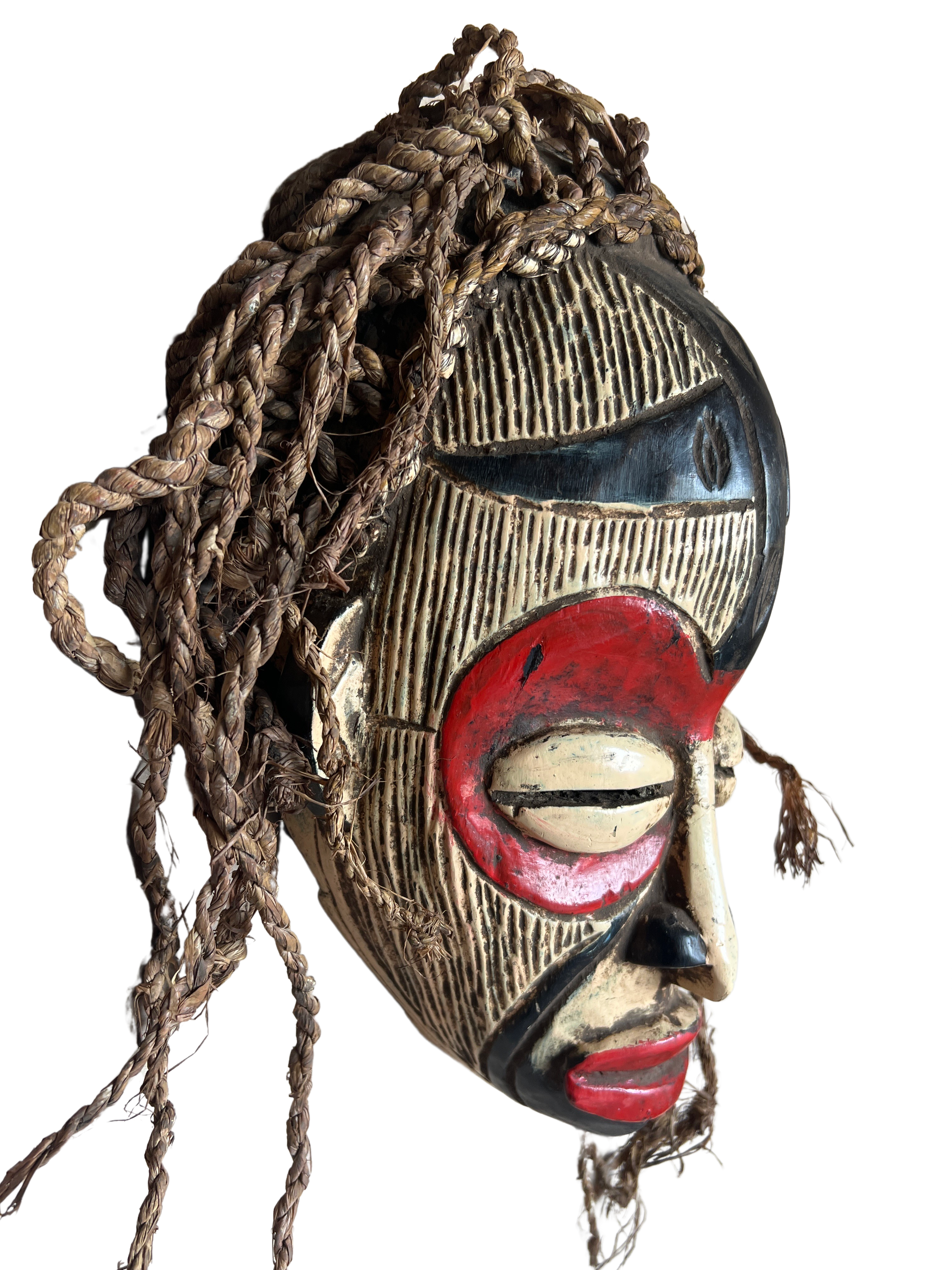 Chokwe Tribe Painted Mask