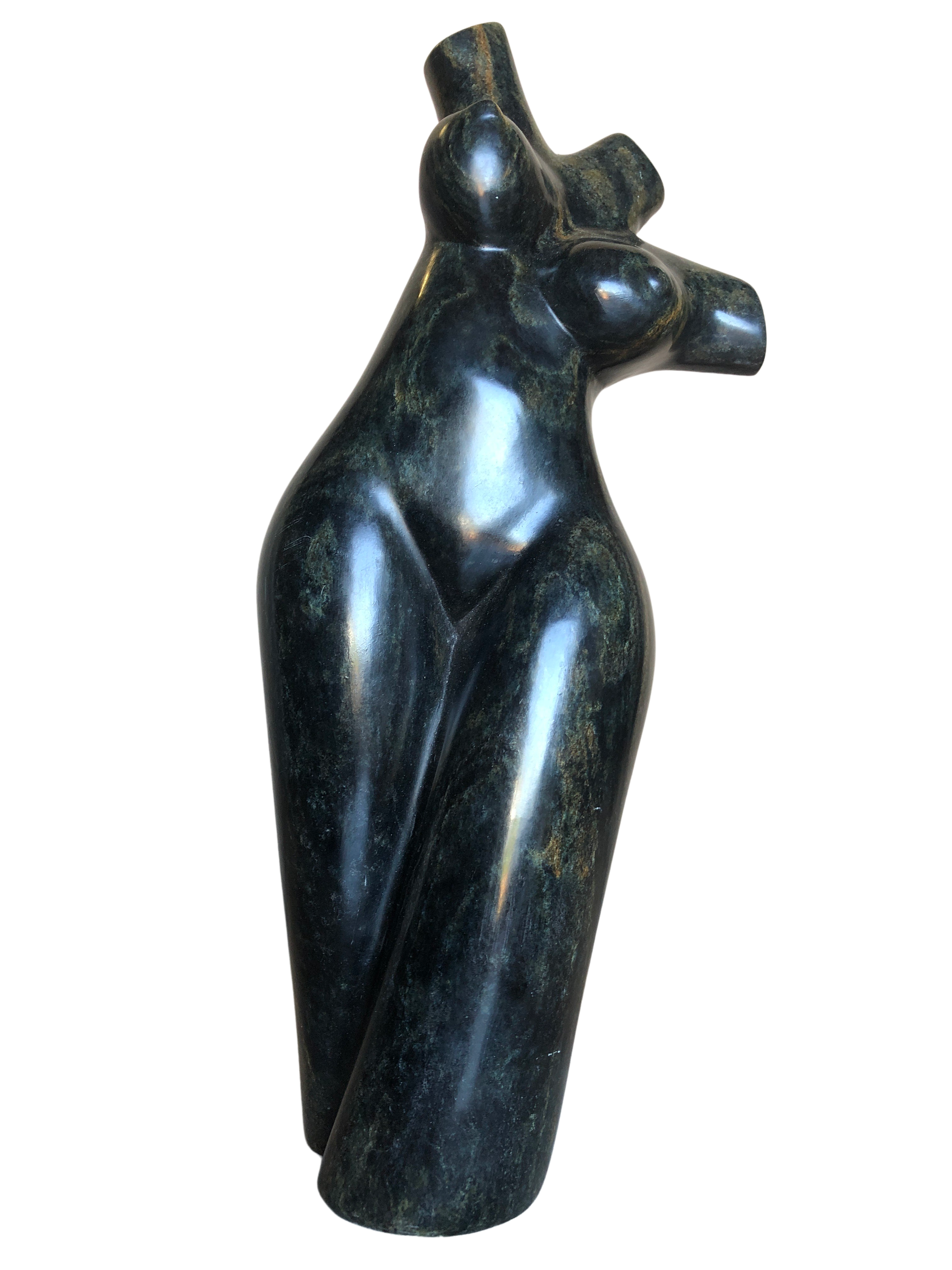 Shona Tribe Soap Stone Female Torso - Shona