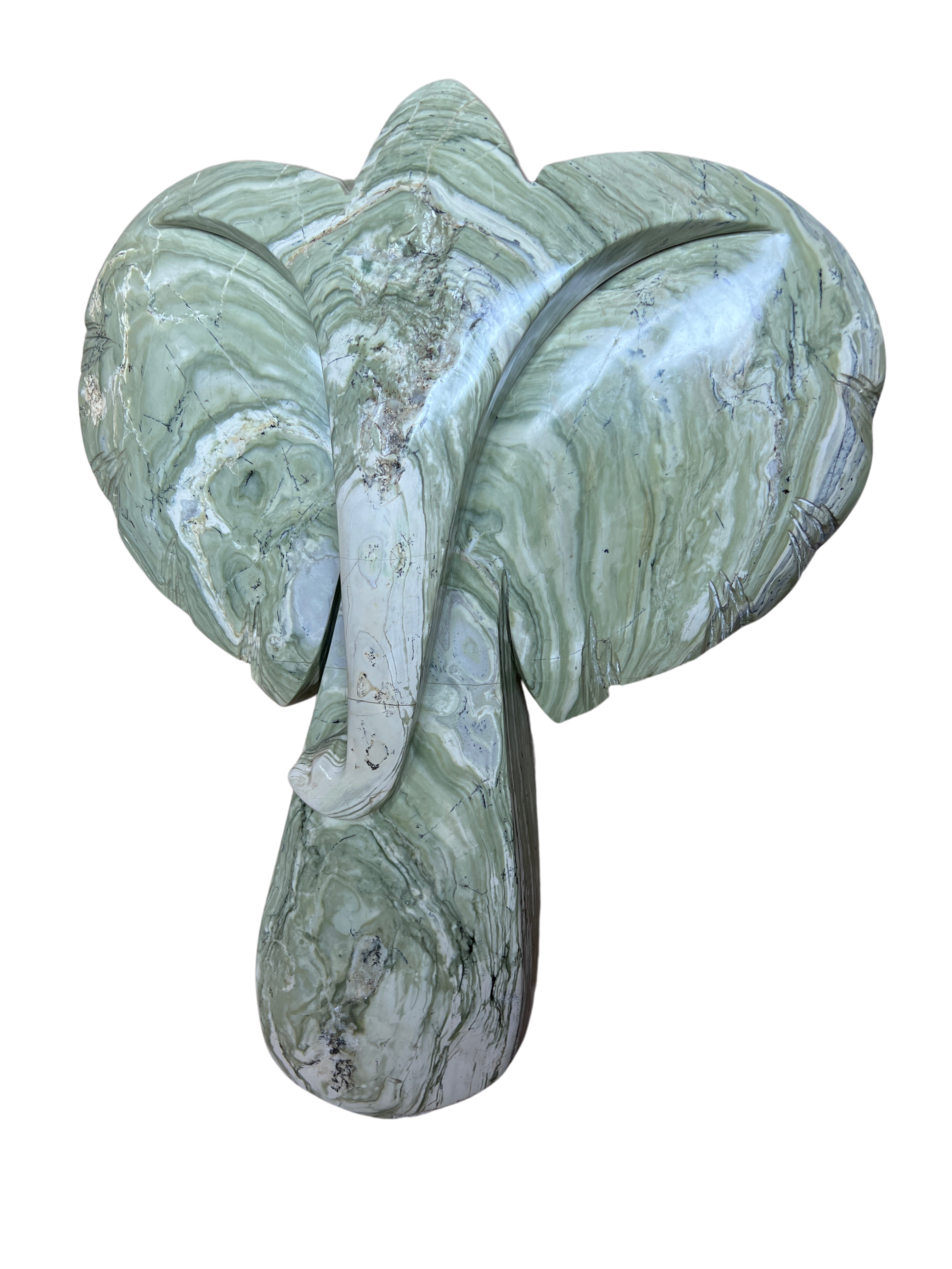 Shona Tribe Butter Jade Elephant