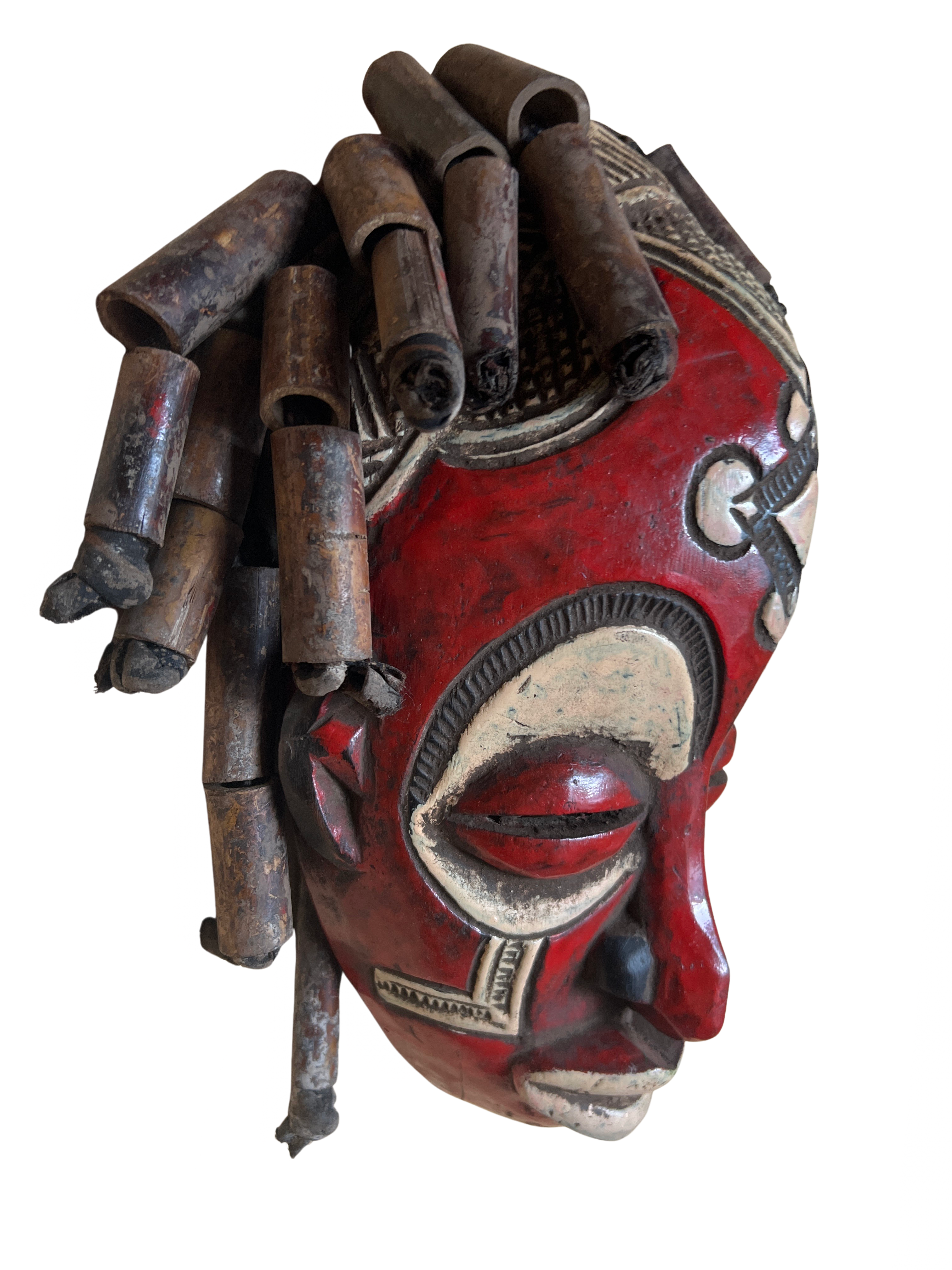 Chokwe Tribe Painted Mask