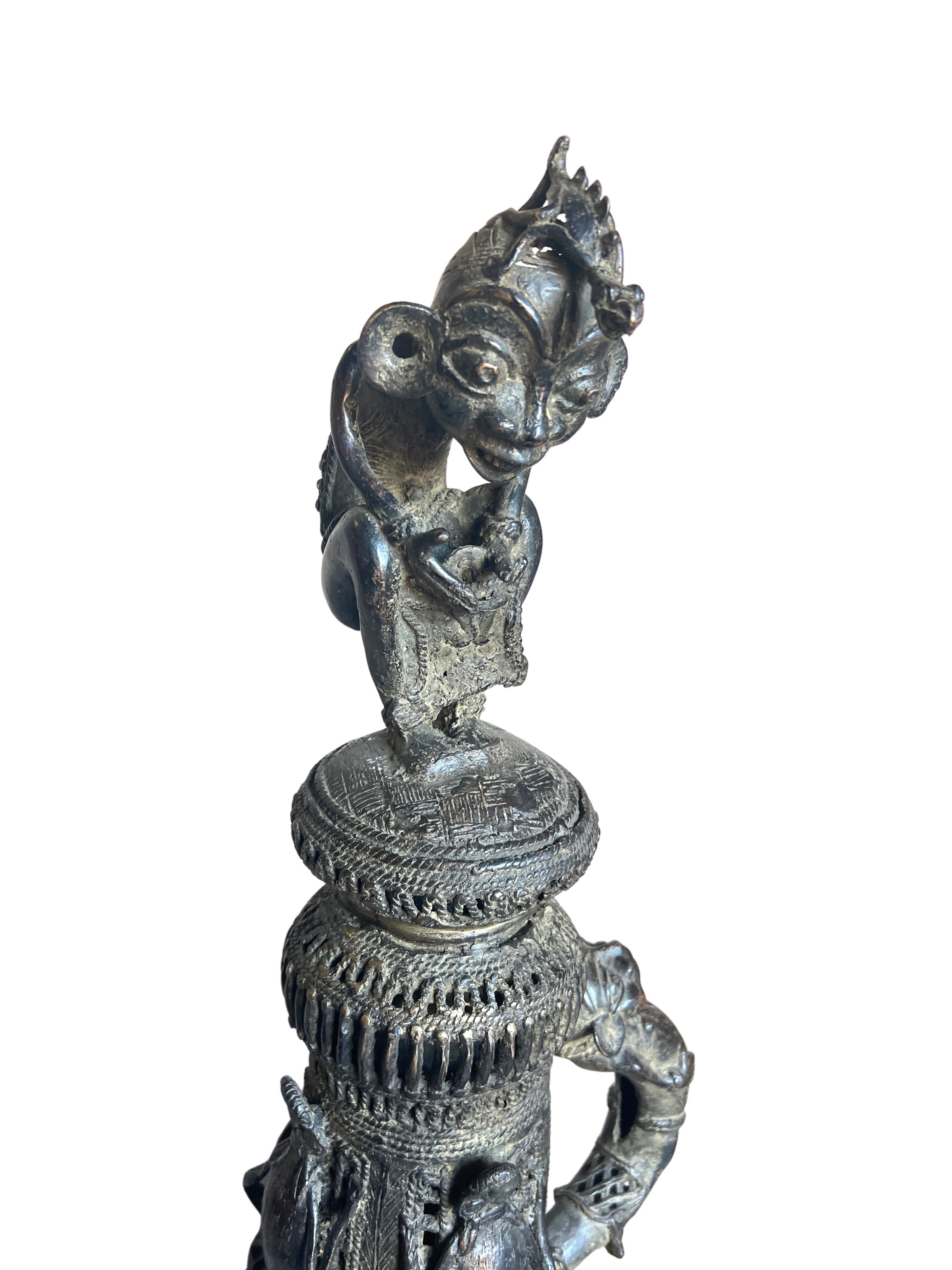 Kapsiki/Higi Antique Bronze Pot