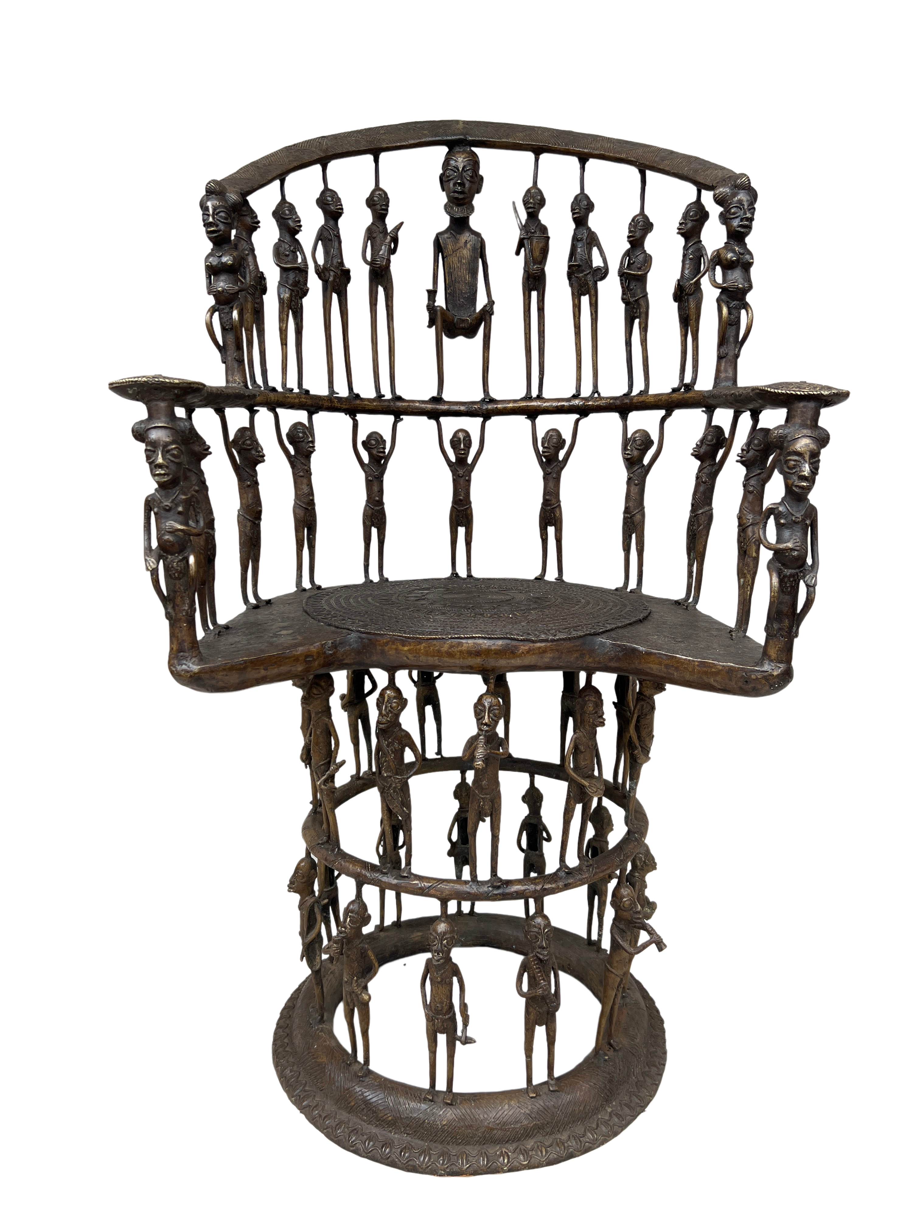 Bamoun Bronze Kings Throne - Bamoun