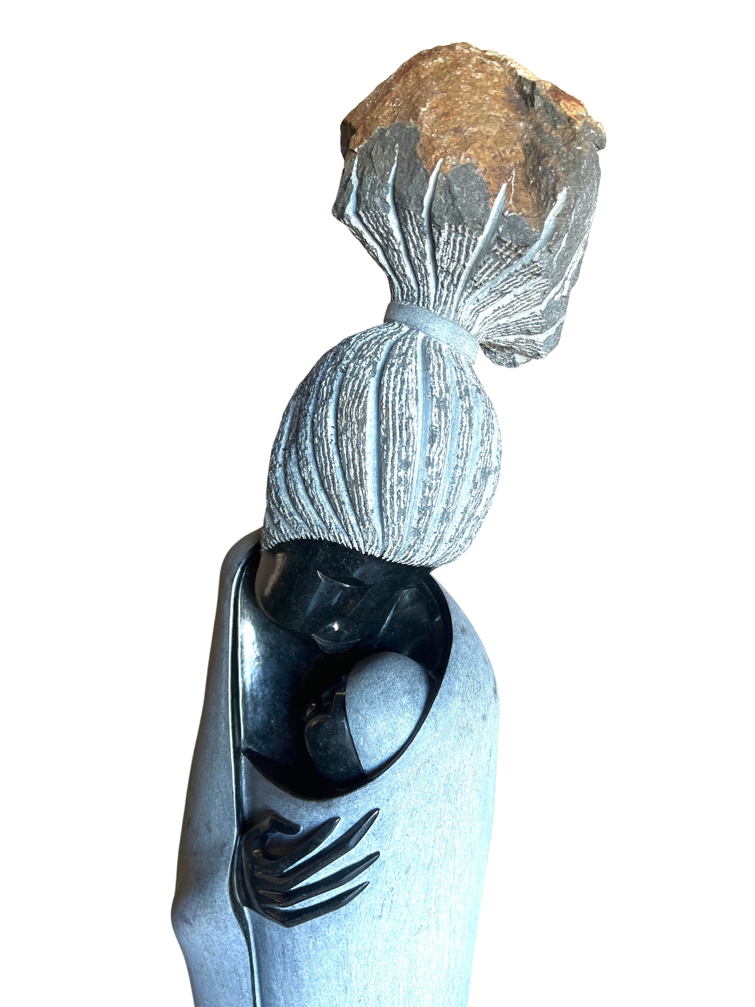 Shona Tribe Opal Stone Mother Mary