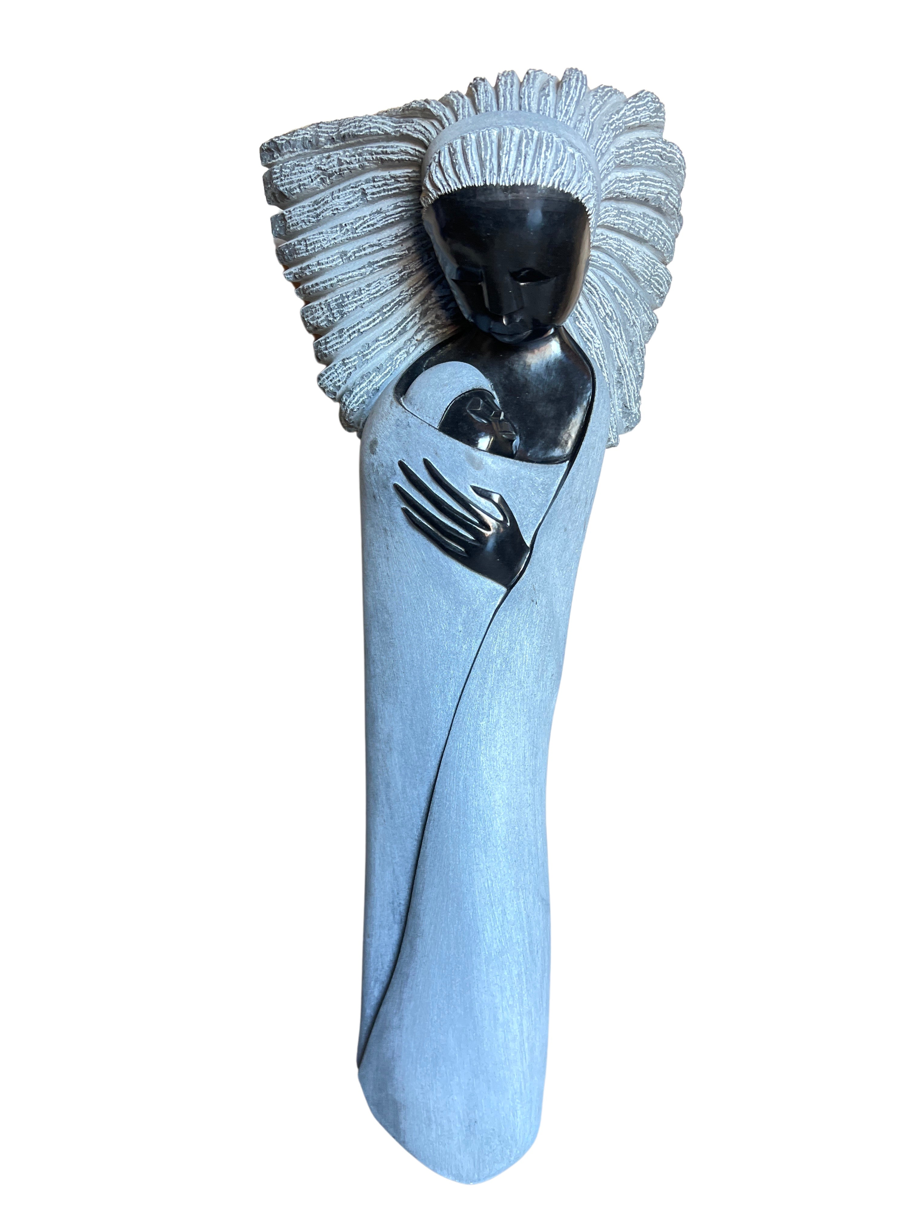 Shona Tribe Opal Mother Mary - Shona