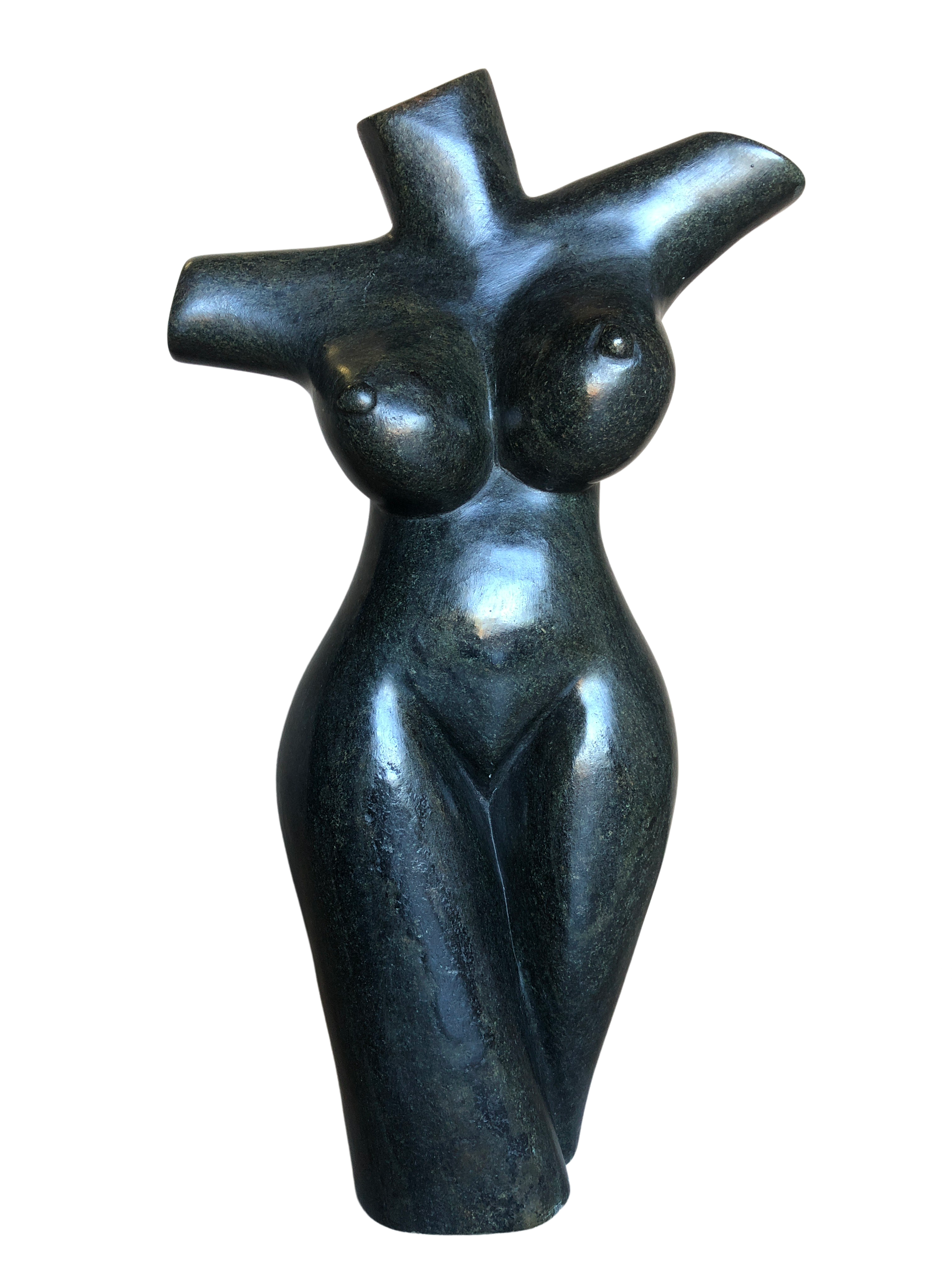 Shona Tribe Soap Stone Female Torso - Shona