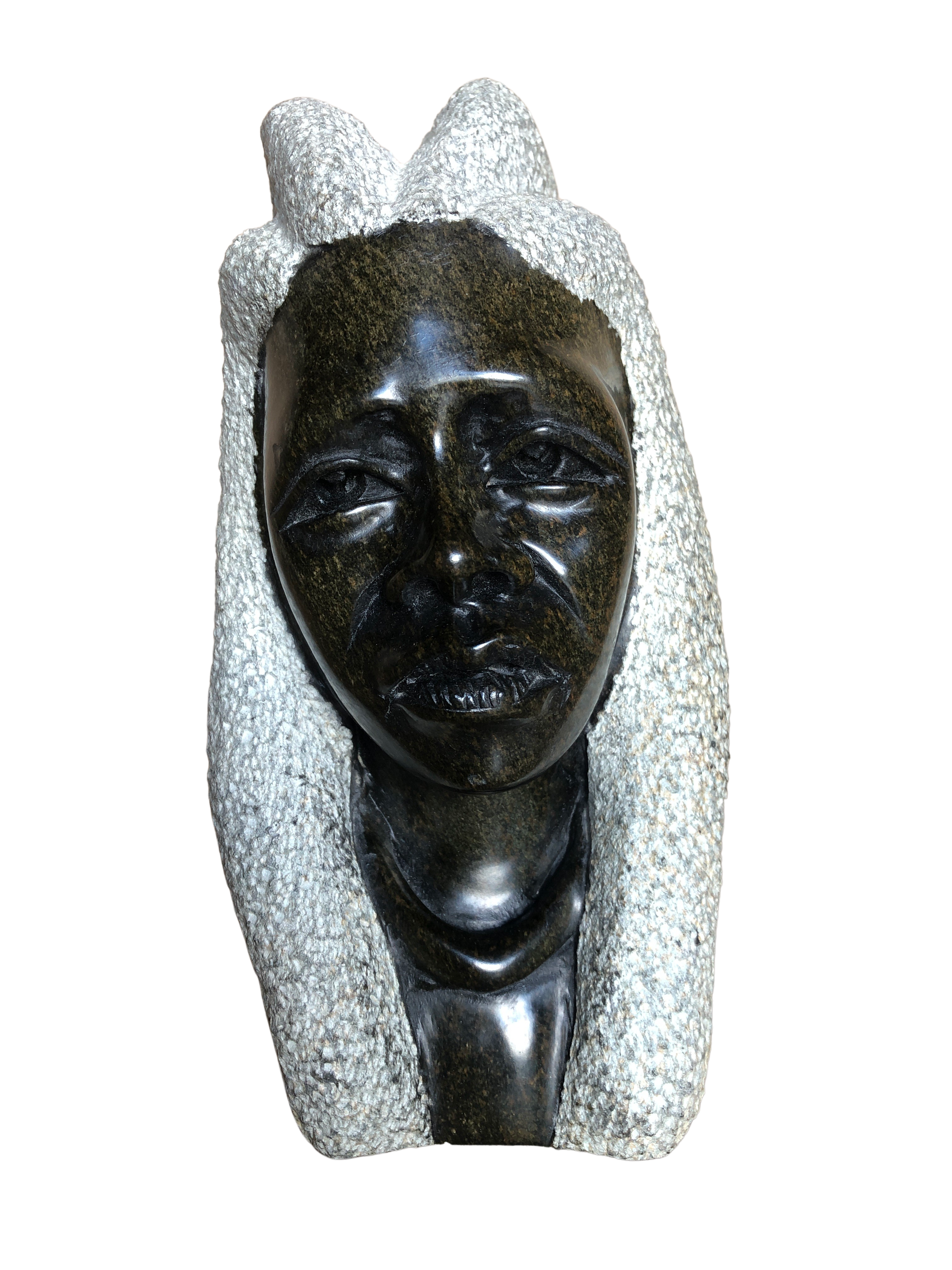 Shona Tribe Serpentine Rasta Head - Shona