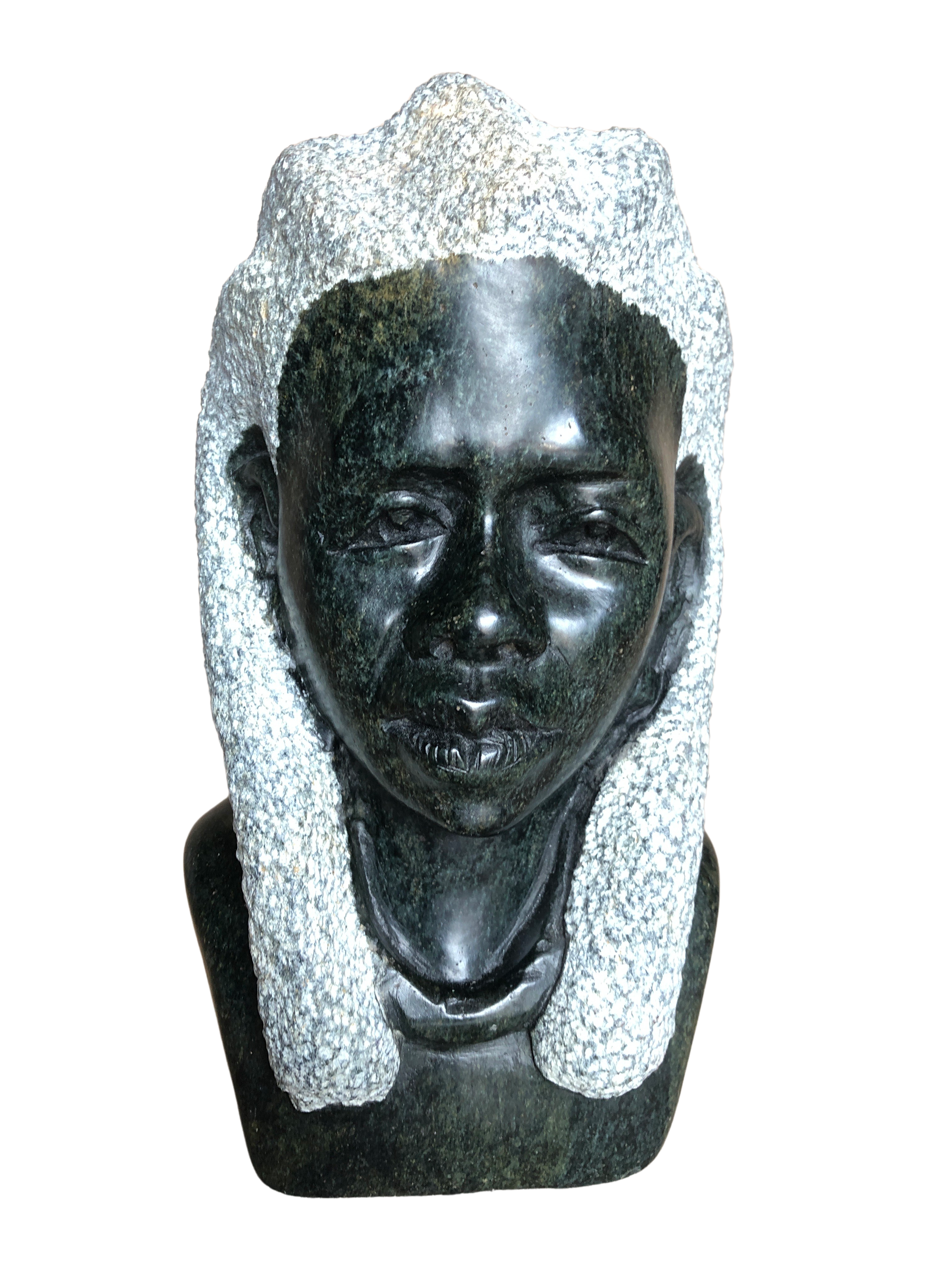 Shona Tribe Serpentine Rasta Head - Shona