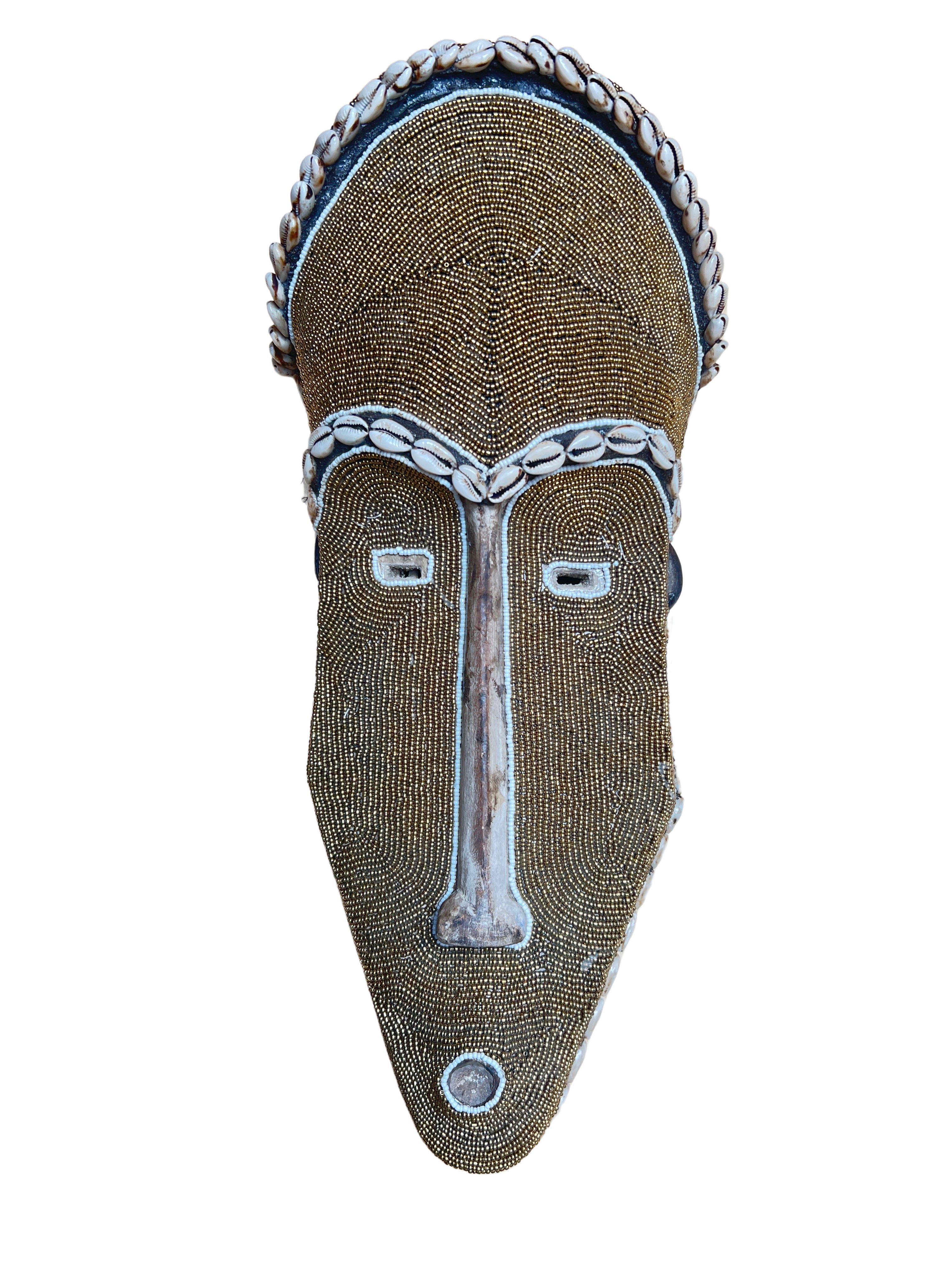 Fang Beaded Mask