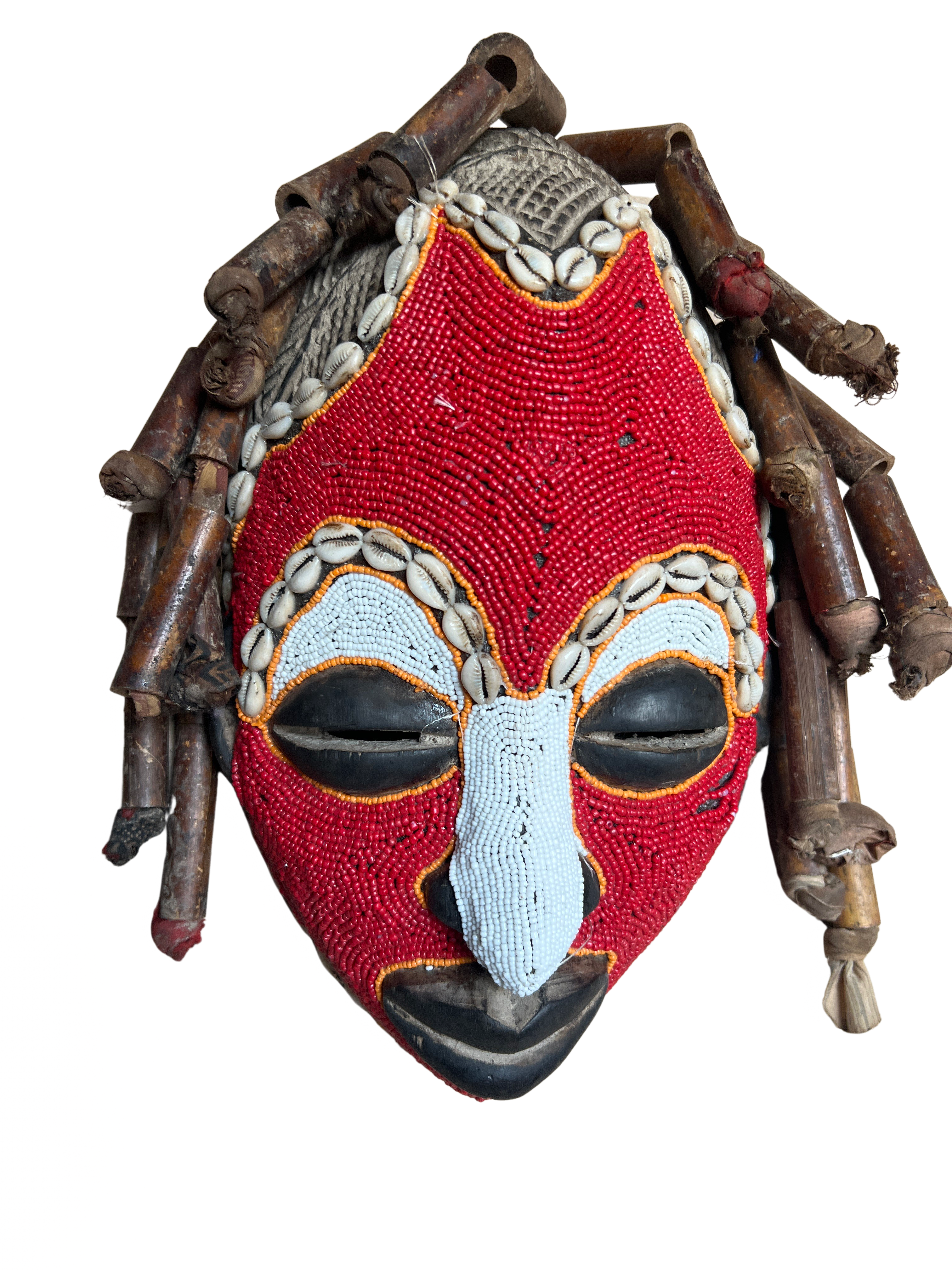 Chokwe Tribe Beaded Mask - Chokwe